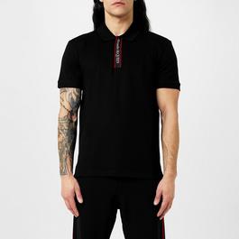 Alexander McQueen Tape Button Polo Shirt