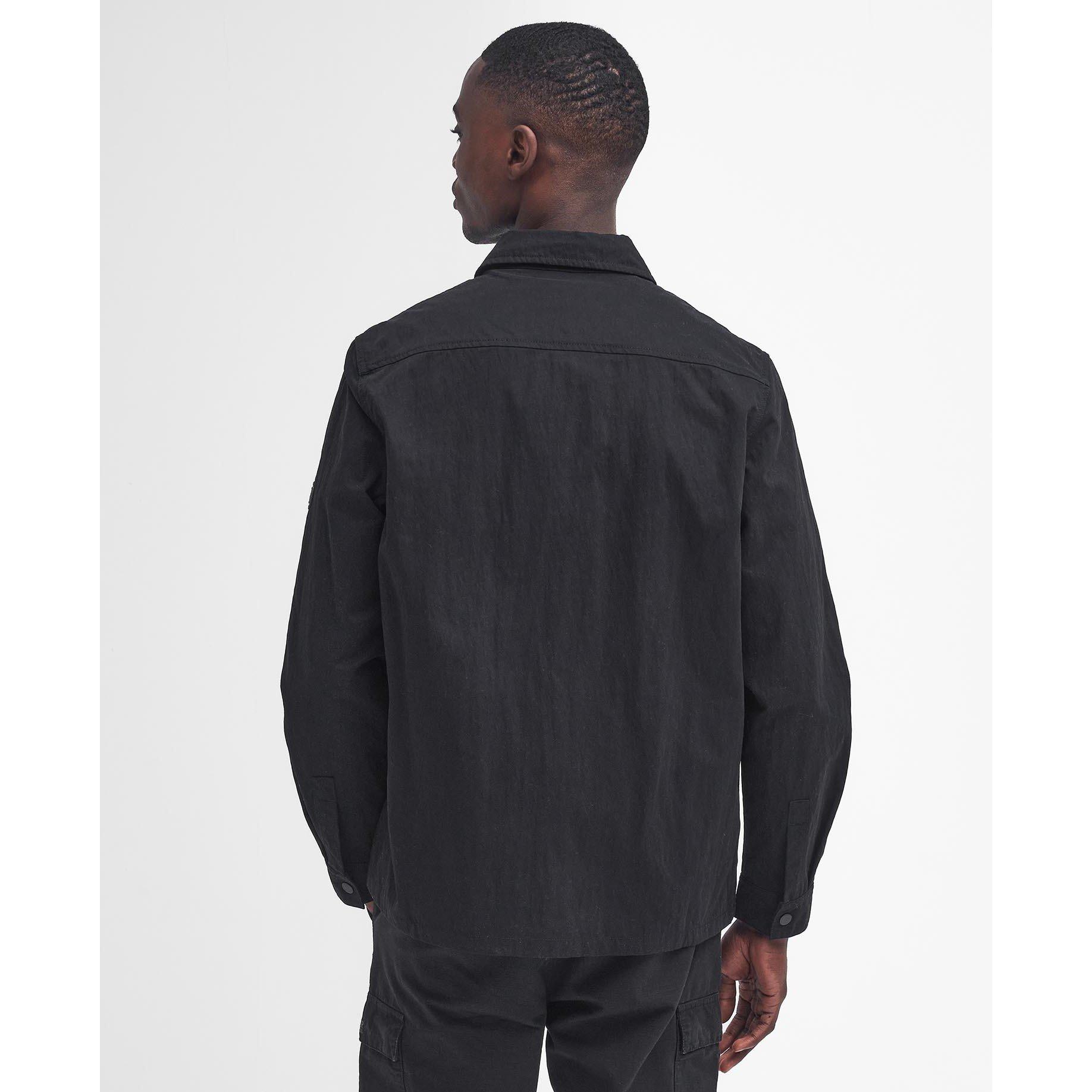 Black BK31 - Barbour International - Men's B.Intl Maze Peached Overshirt - 2