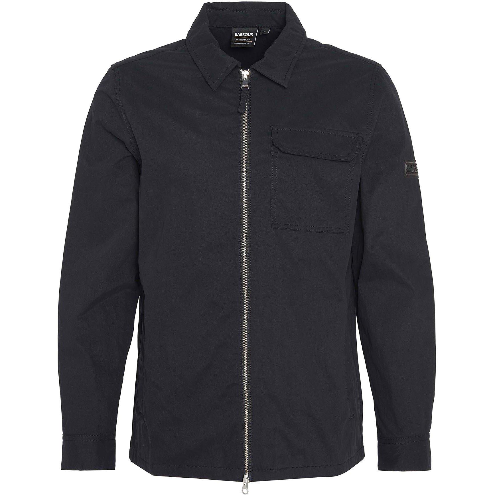 Black BK31 - Barbour International - Men's B.Intl Maze Peached Overshirt - 10