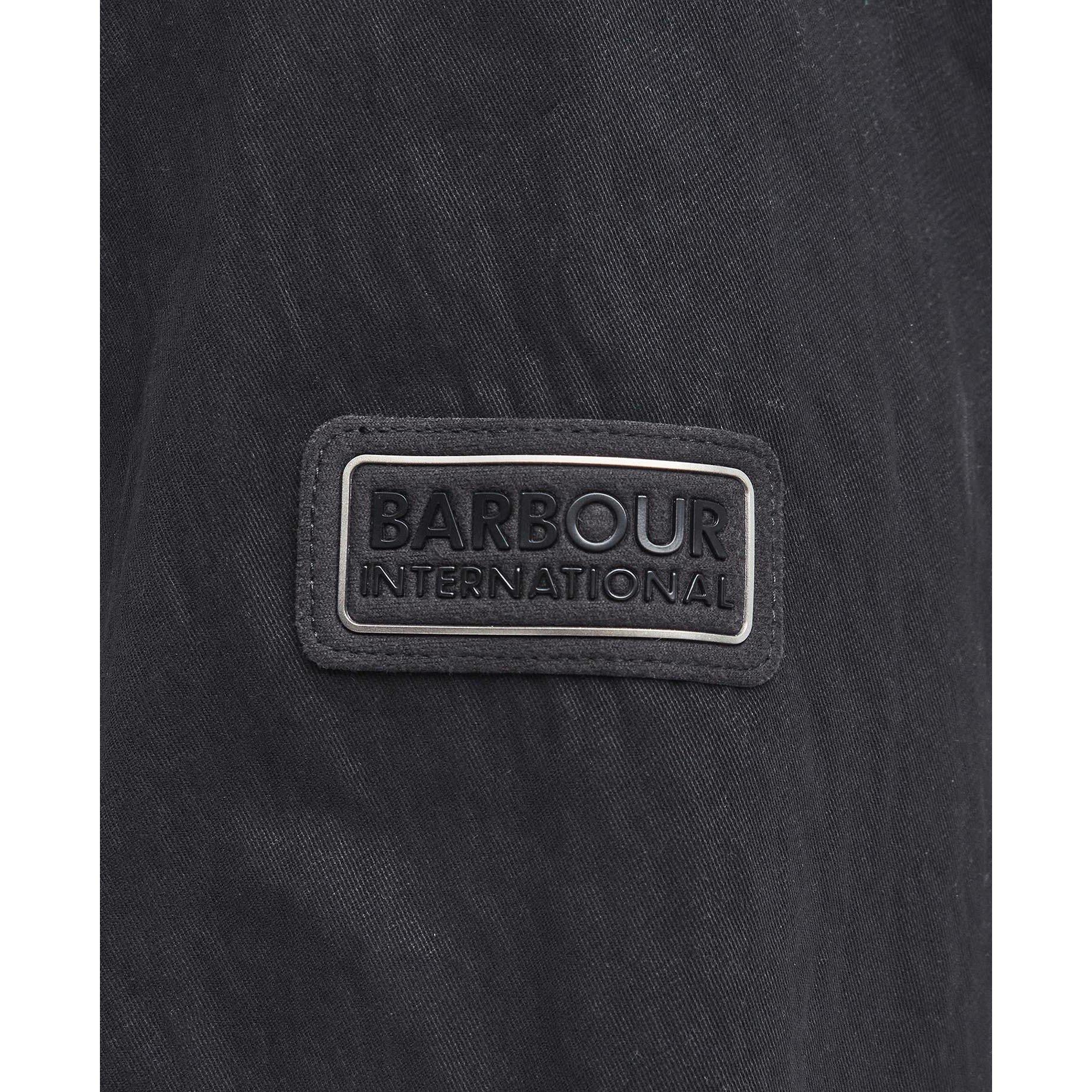 Black BK31 - Barbour International - Men's B.Intl Maze Peached Overshirt - 9