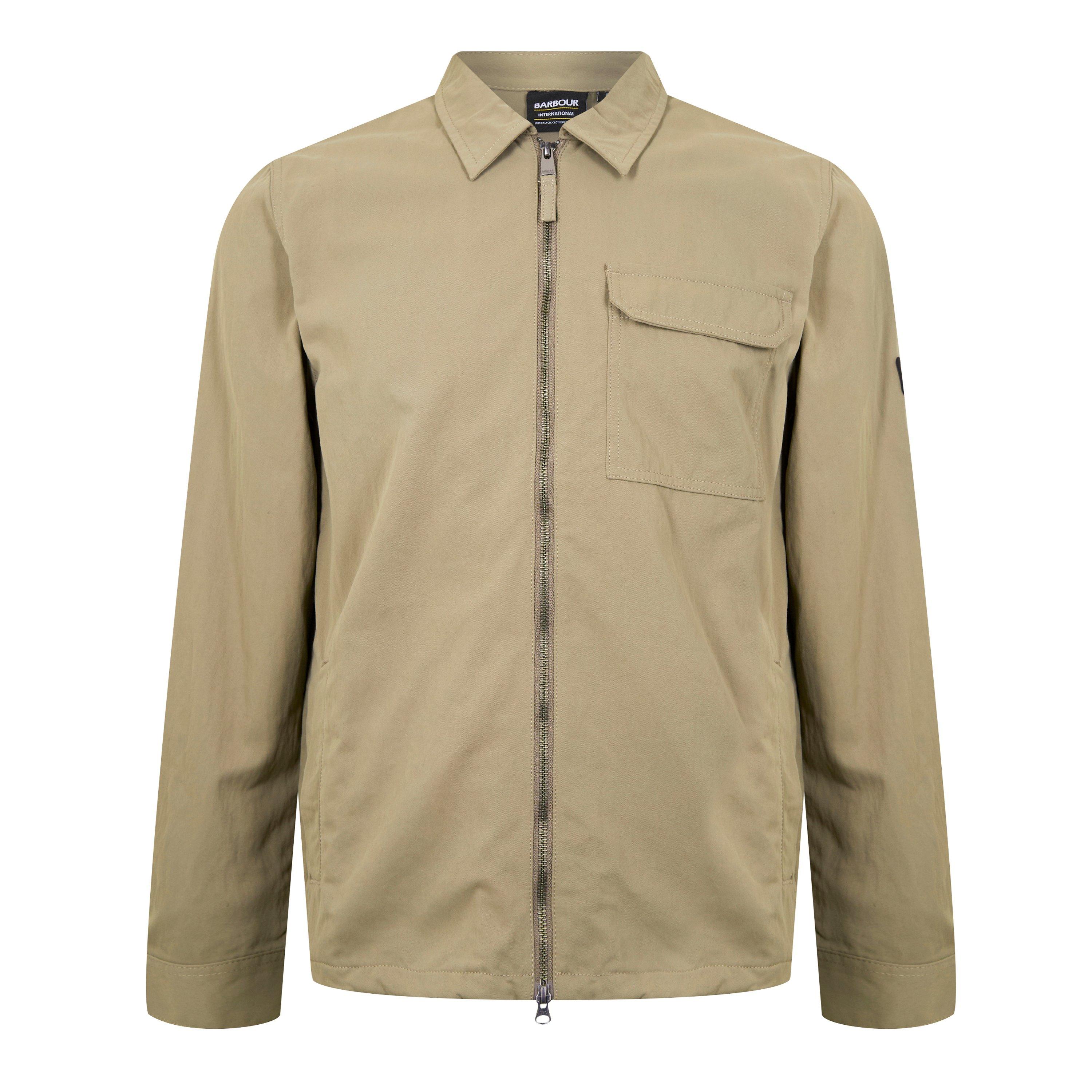 Barbour International Men's B.intl Maze Peached Overshirt - Brindle St59 - S
