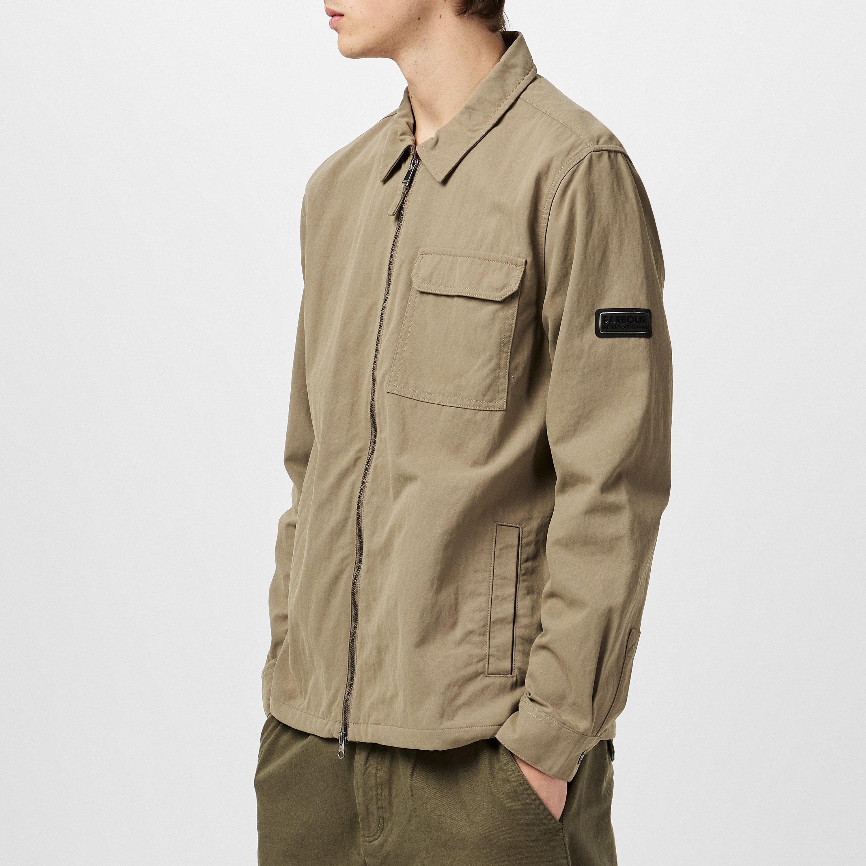 Brindle ST59 - Barbour International - Men's B.Intl Maze Peached Overshirt - 5