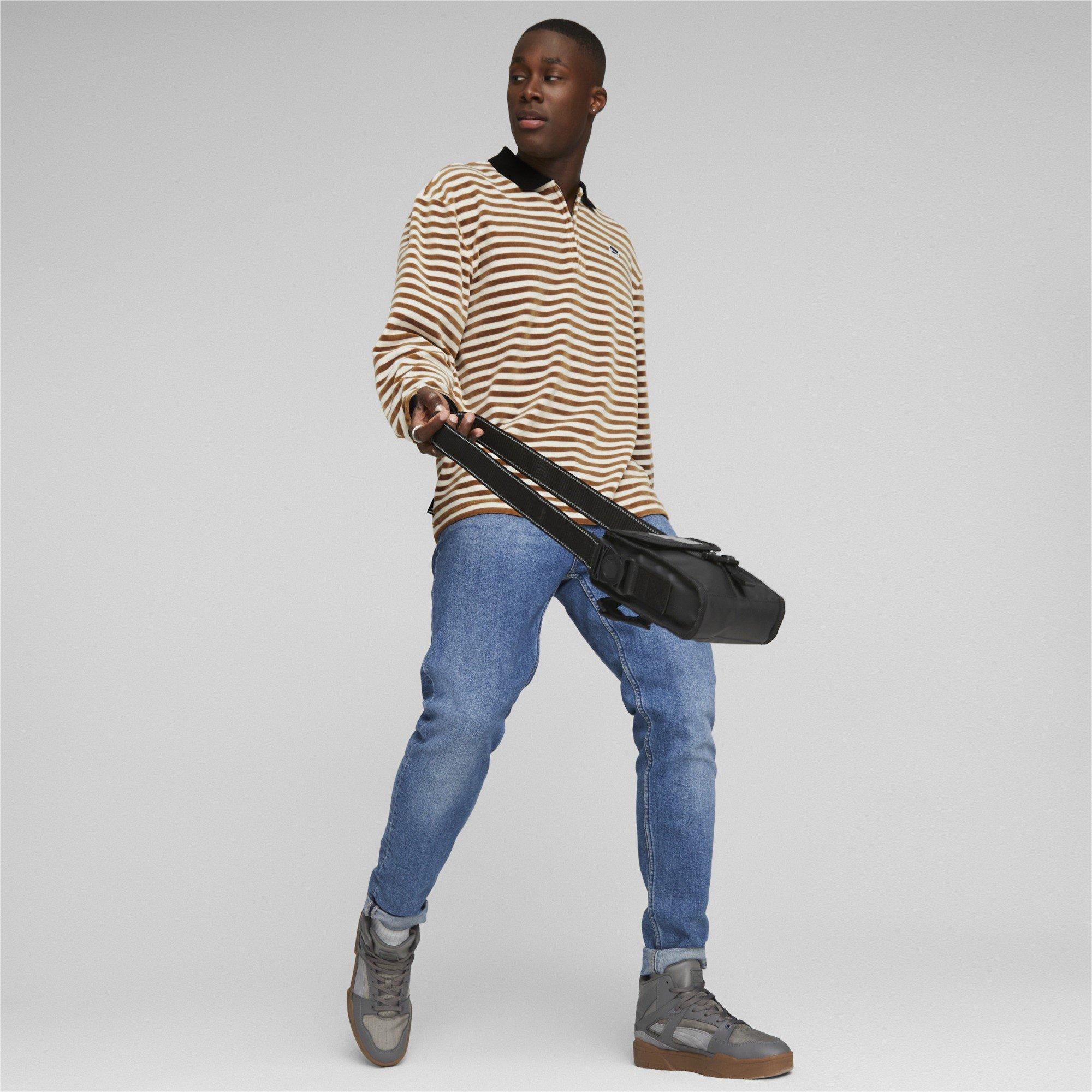 Desert Tan- AOP - Puma - DT Long Sleeve Polo Shirt - 7