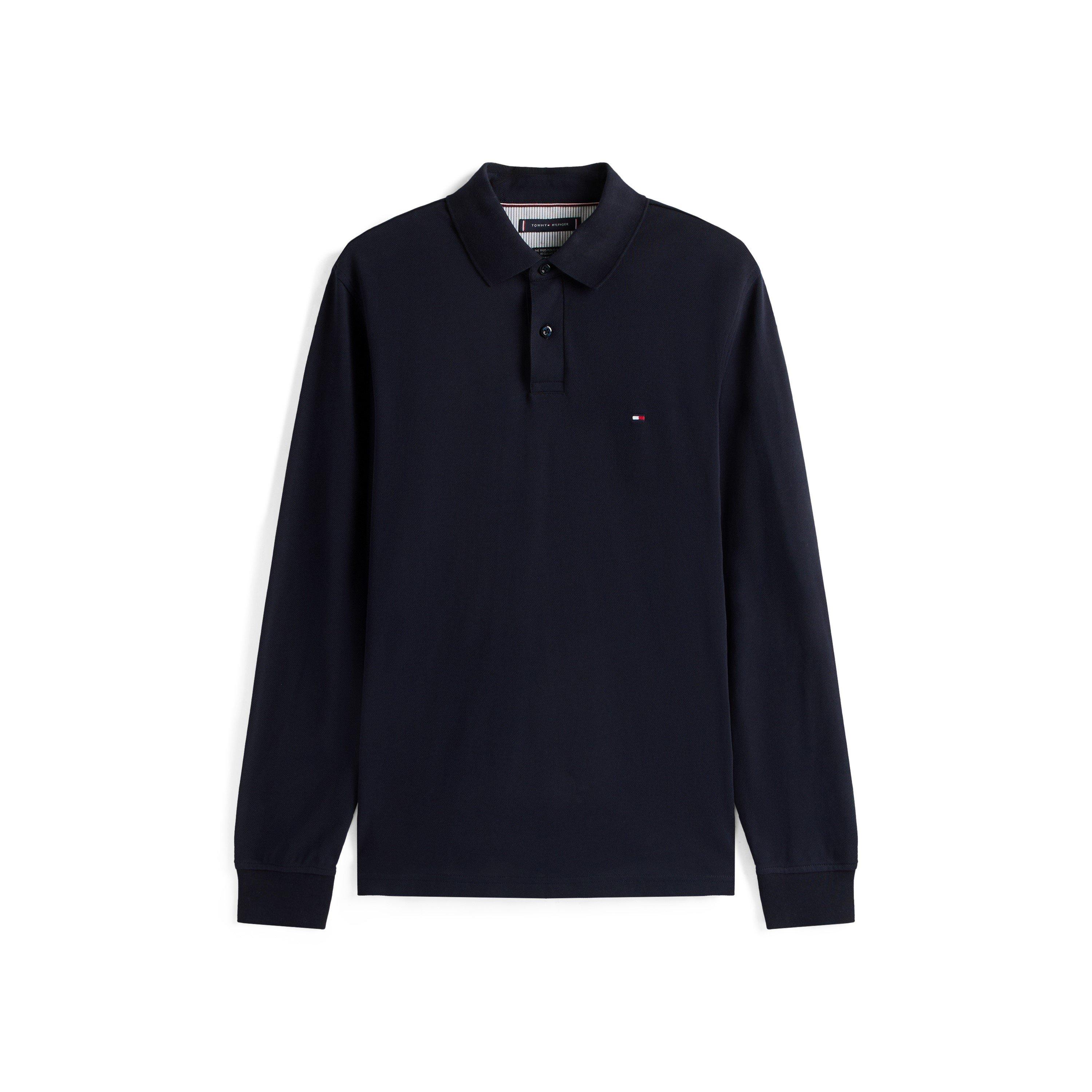 Tommy Hilfiger 1985 Long Sleeve Polo Shirt - Navy Blue - M