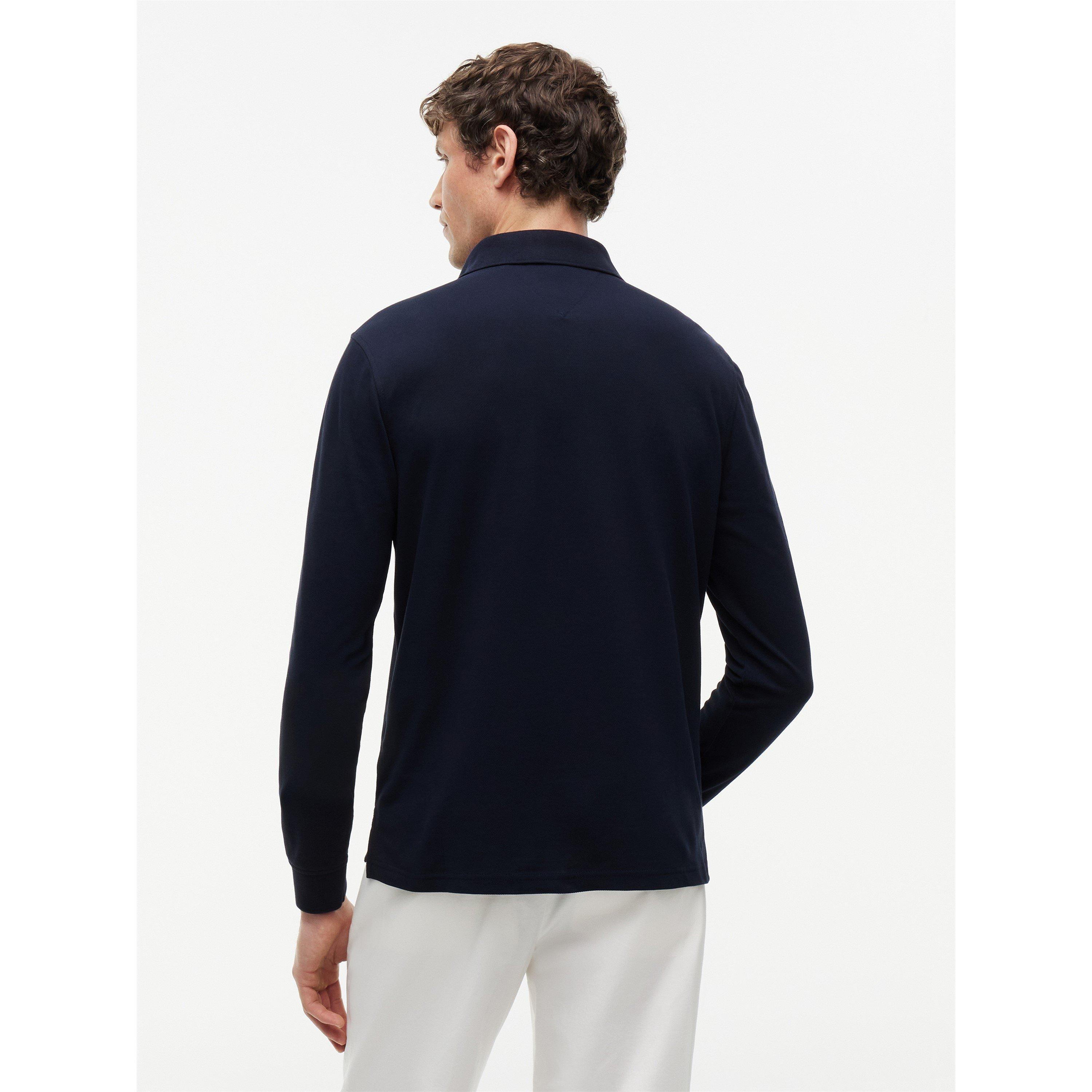 Navy Blue - Tommy Hilfiger - 1985 Long Sleeve Polo Shirt - 6