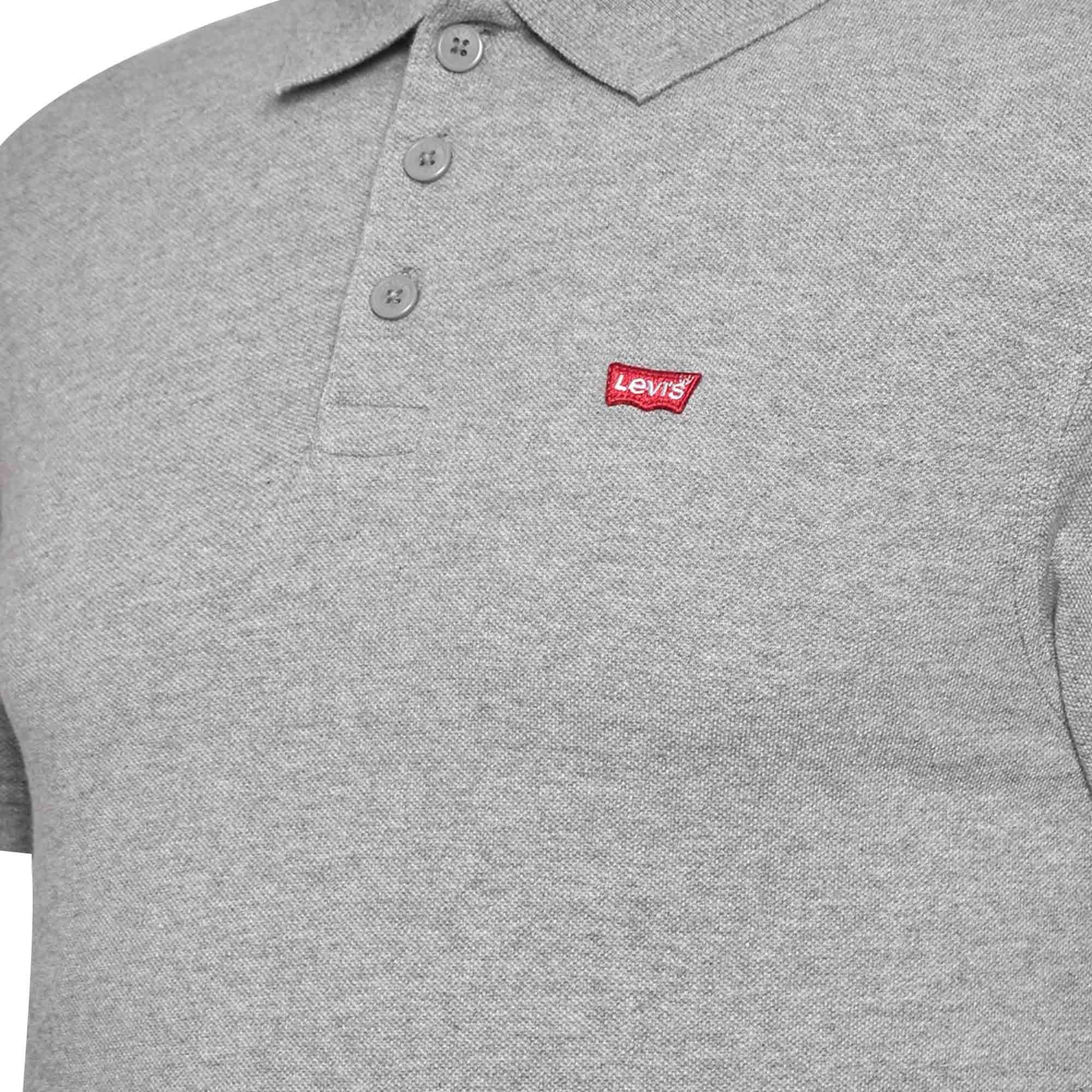 Grey Heather - Levis - Housemark Polo Mens T Shirt - 2