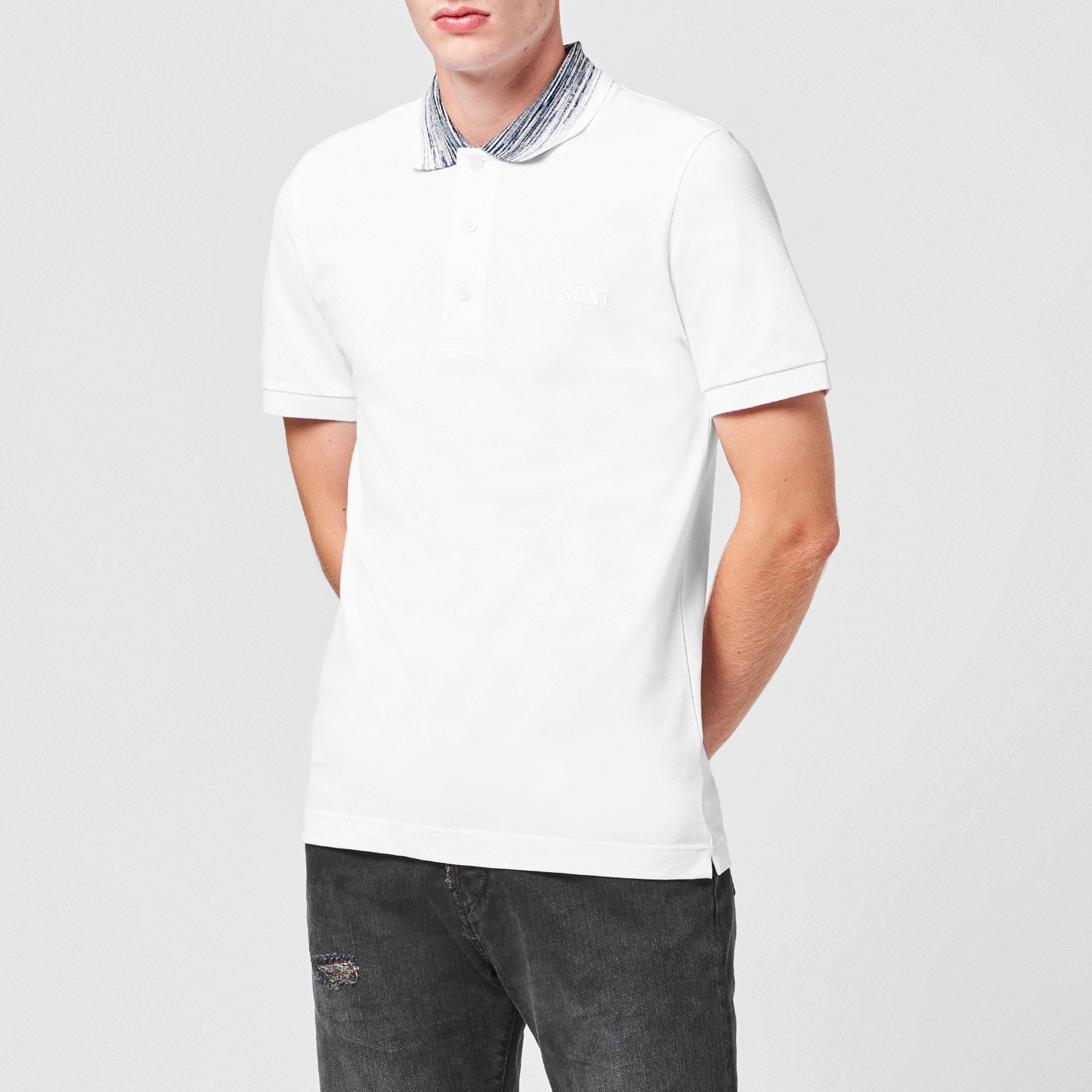 White S00K5 - Missoni - Logo Polo Shirt - 3