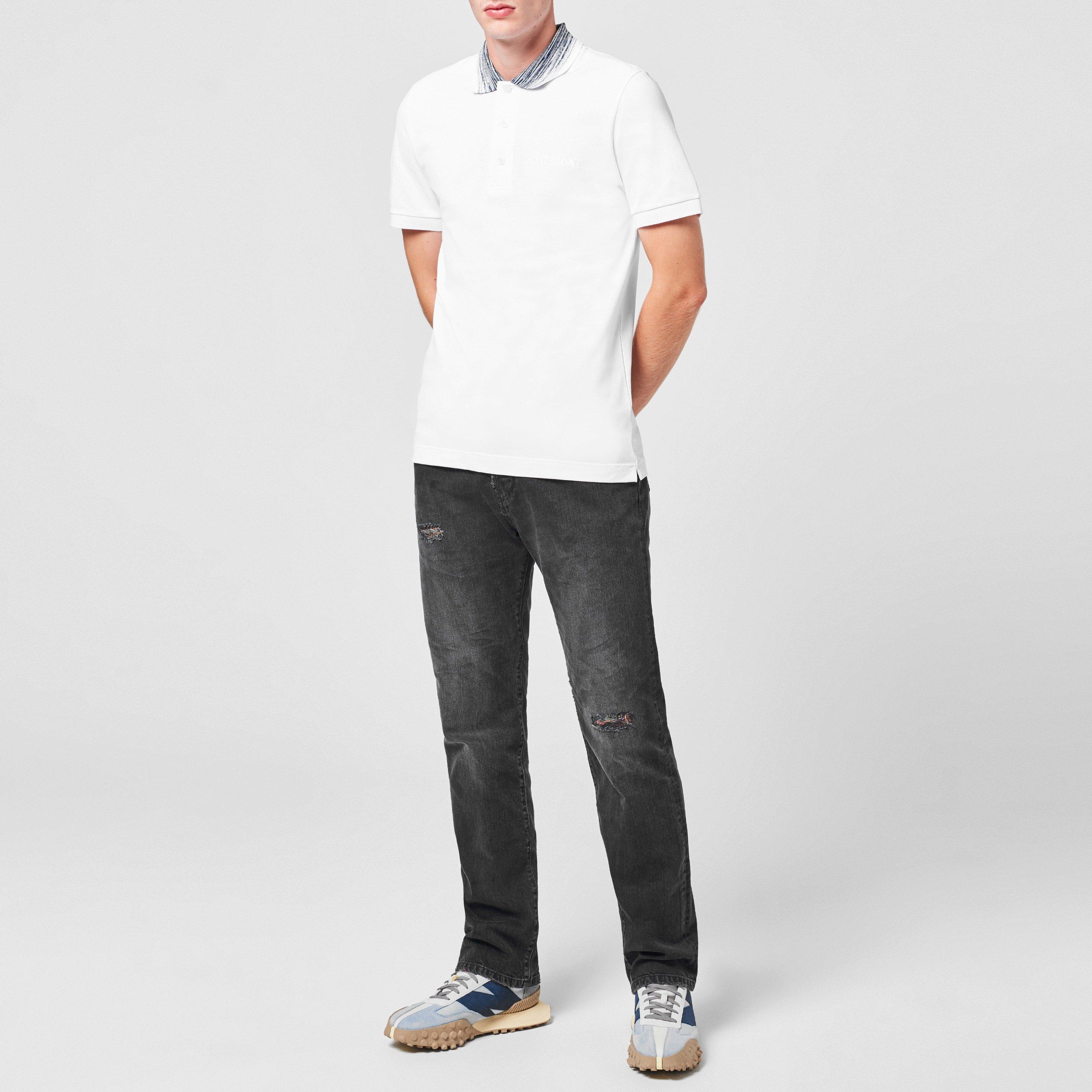 White S00K5 - Missoni - Logo Polo Shirt - 6