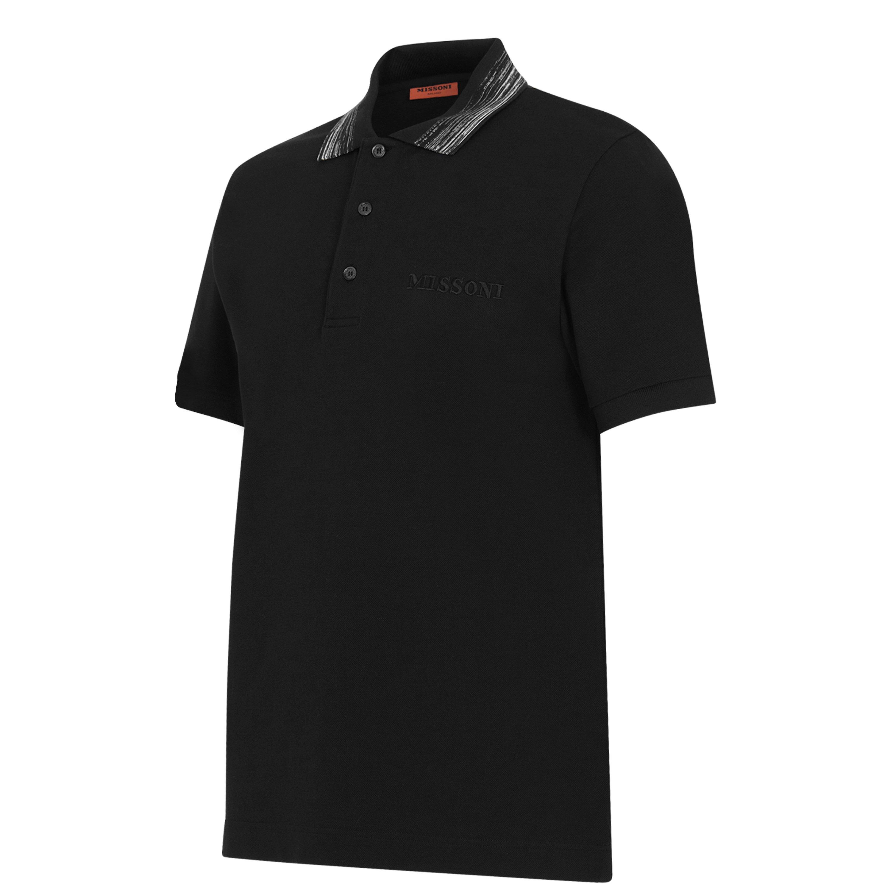 Black S90NC - Missoni - Logo Polo Shirt - 8