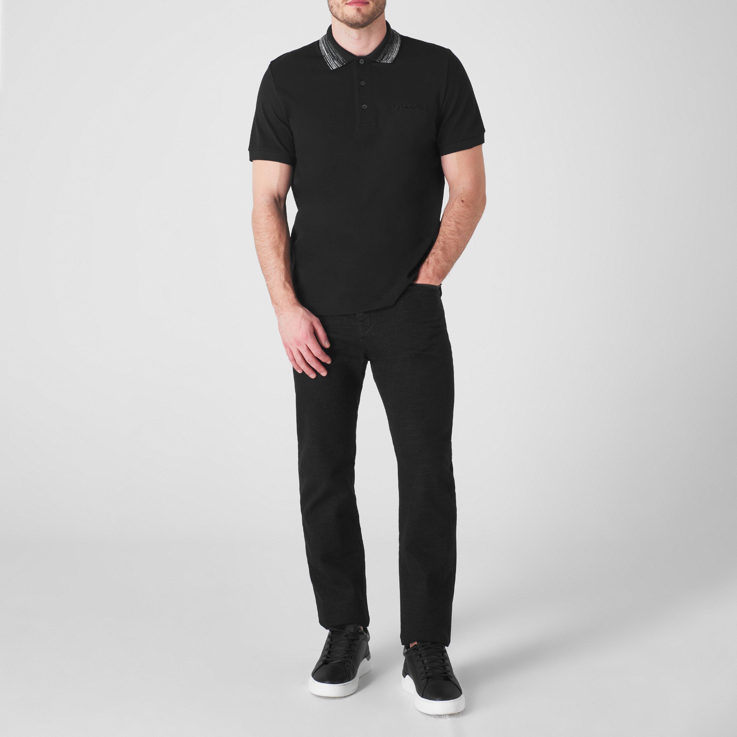 Black S90NC - Missoni - Logo Polo Shirt - 3
