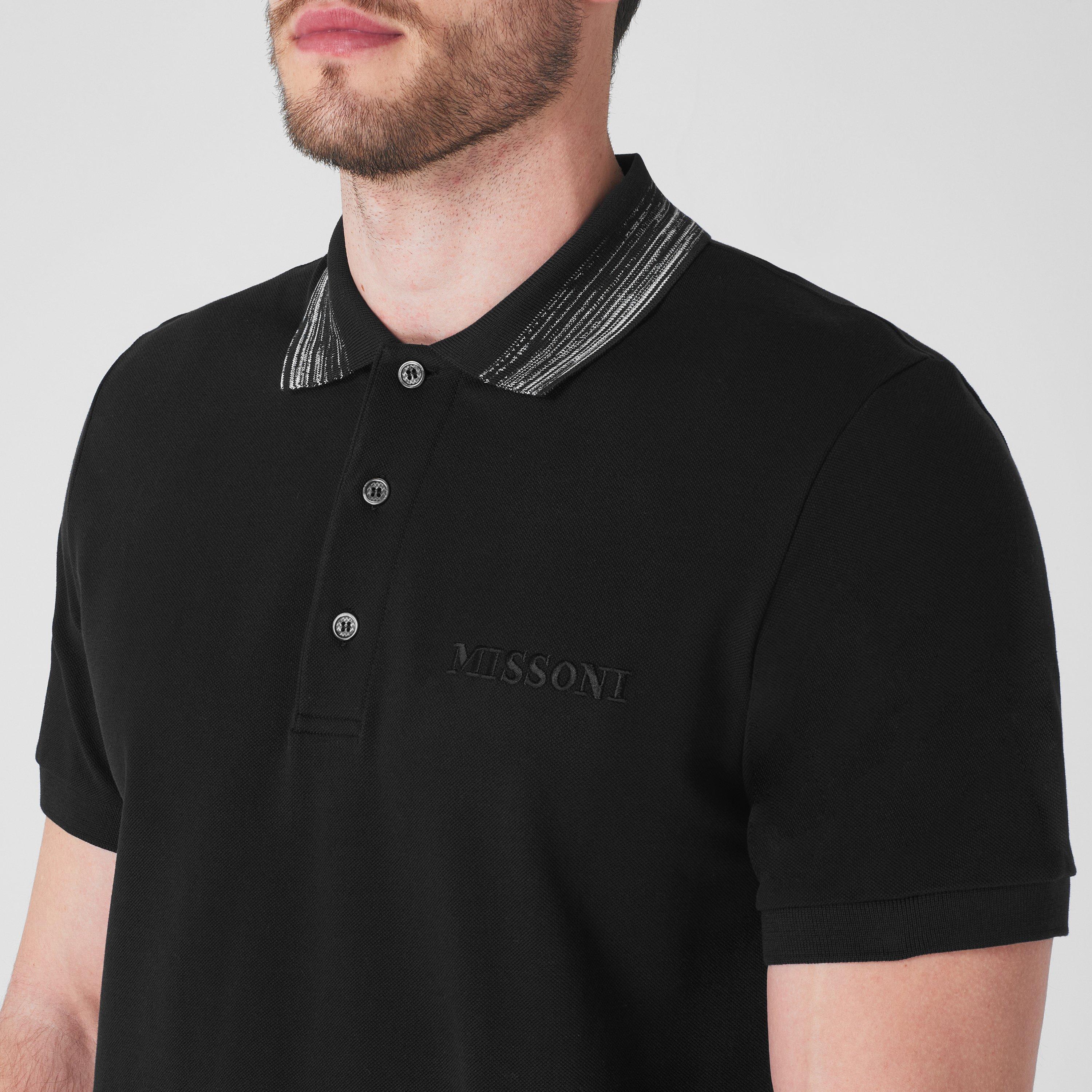 Black S90NC - Missoni - Logo Polo Shirt - 5