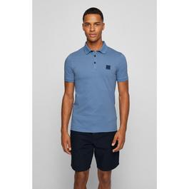 Boss Graphic colourful Polo chest print