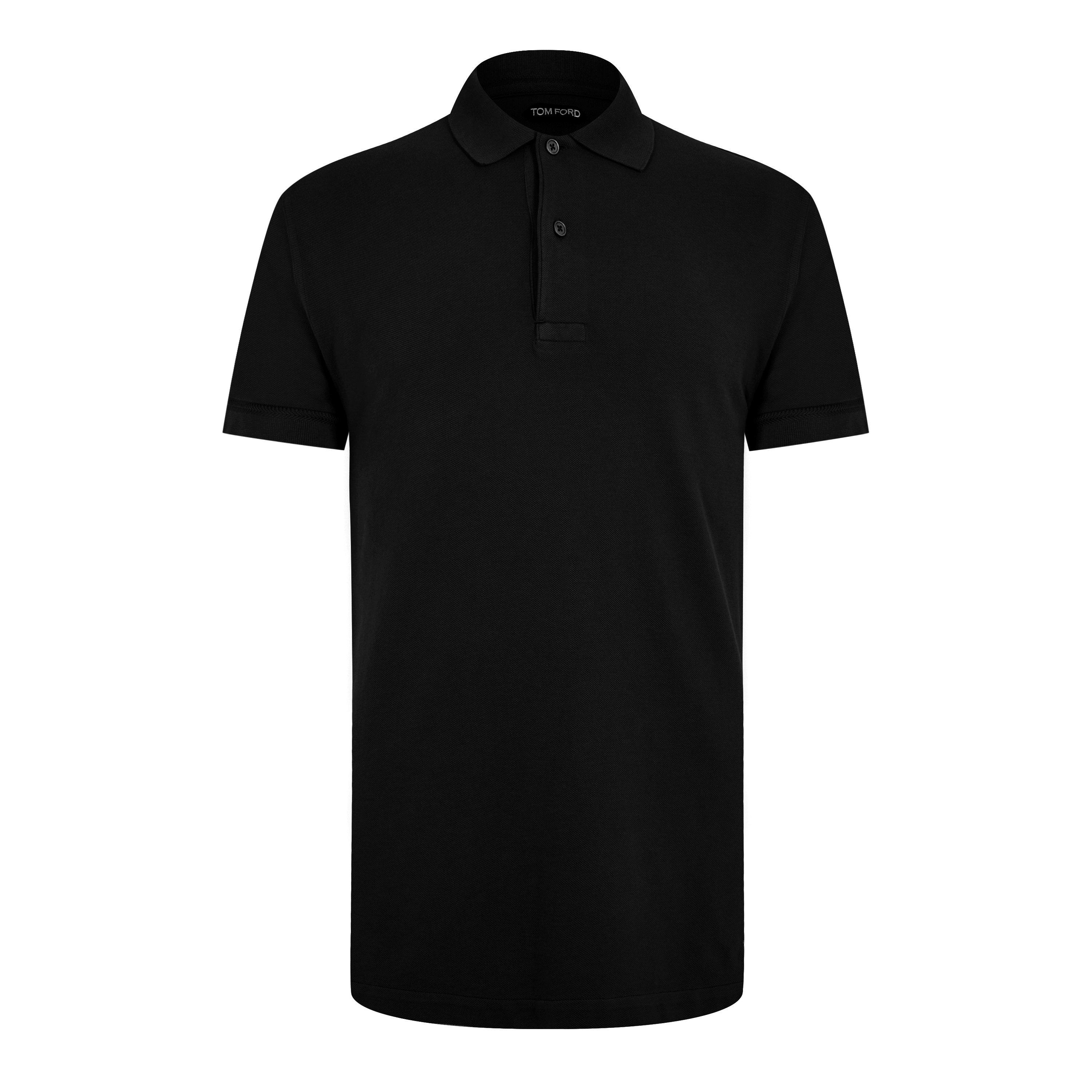 Black LB999 - Tom Ford - Pique Polo Shirt - 7