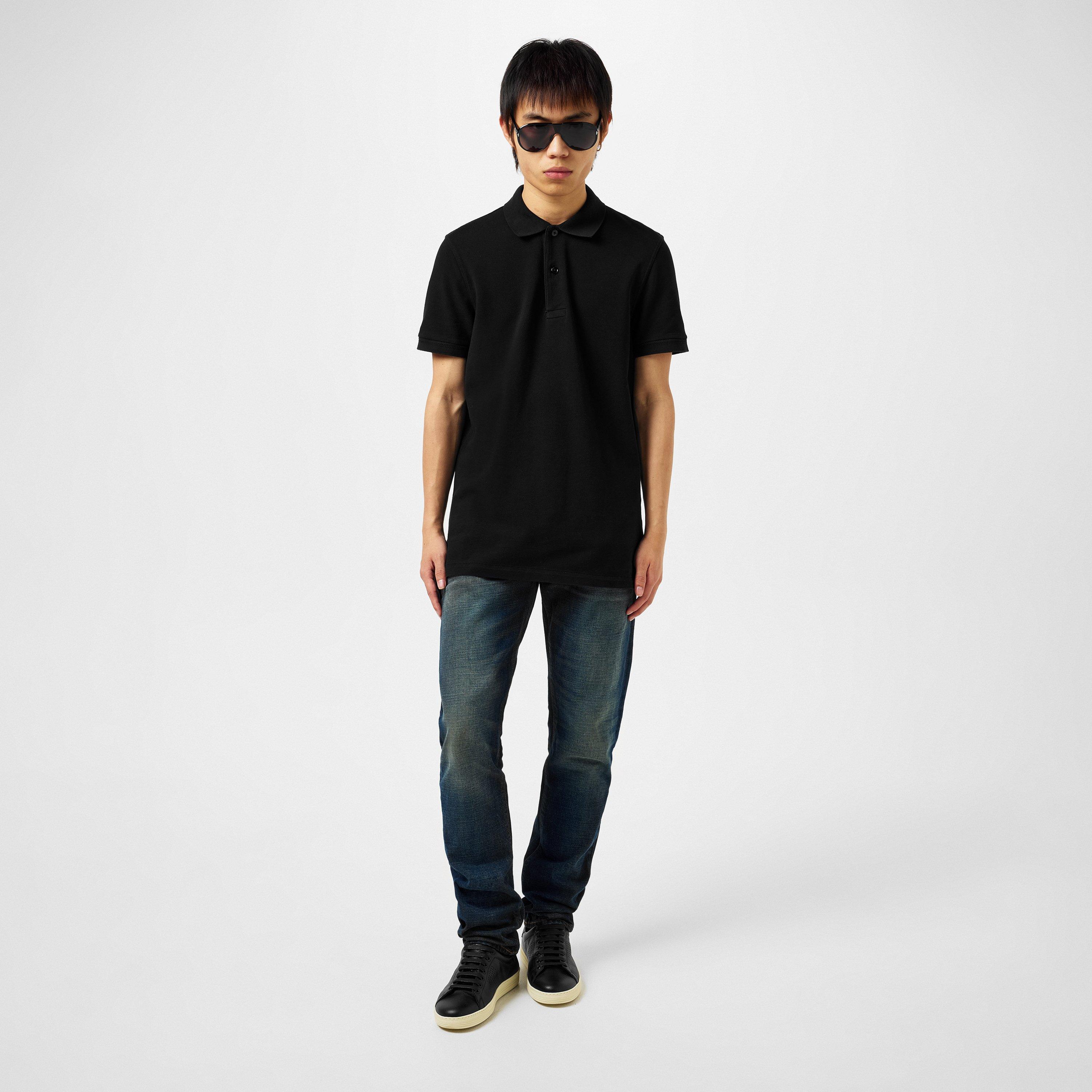 Black LB999 - Tom Ford - Pique Polo Shirt - 6