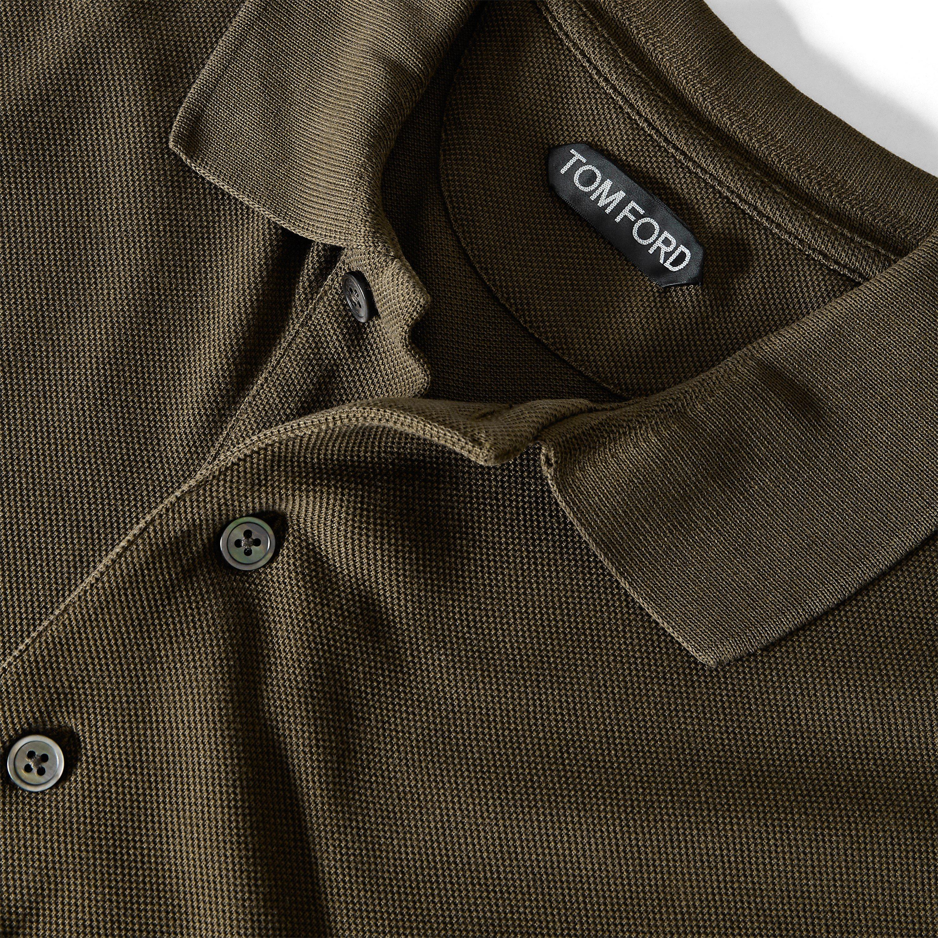 Teal - Tom Ford - Pique Polo Shirt - 5