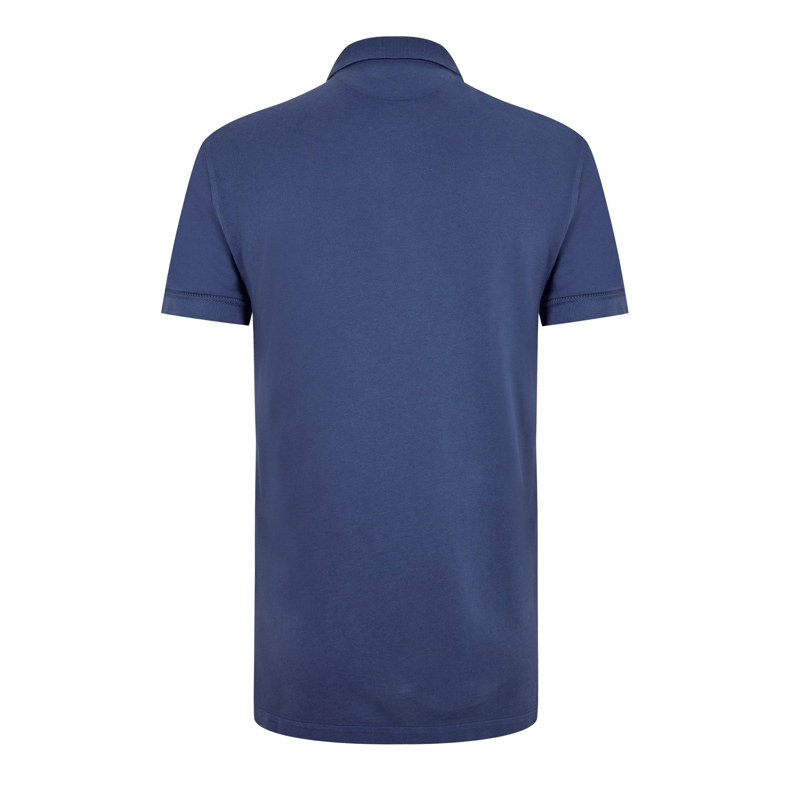 Navy HB901 - Tom Ford - Pique Polo Shirt - 2