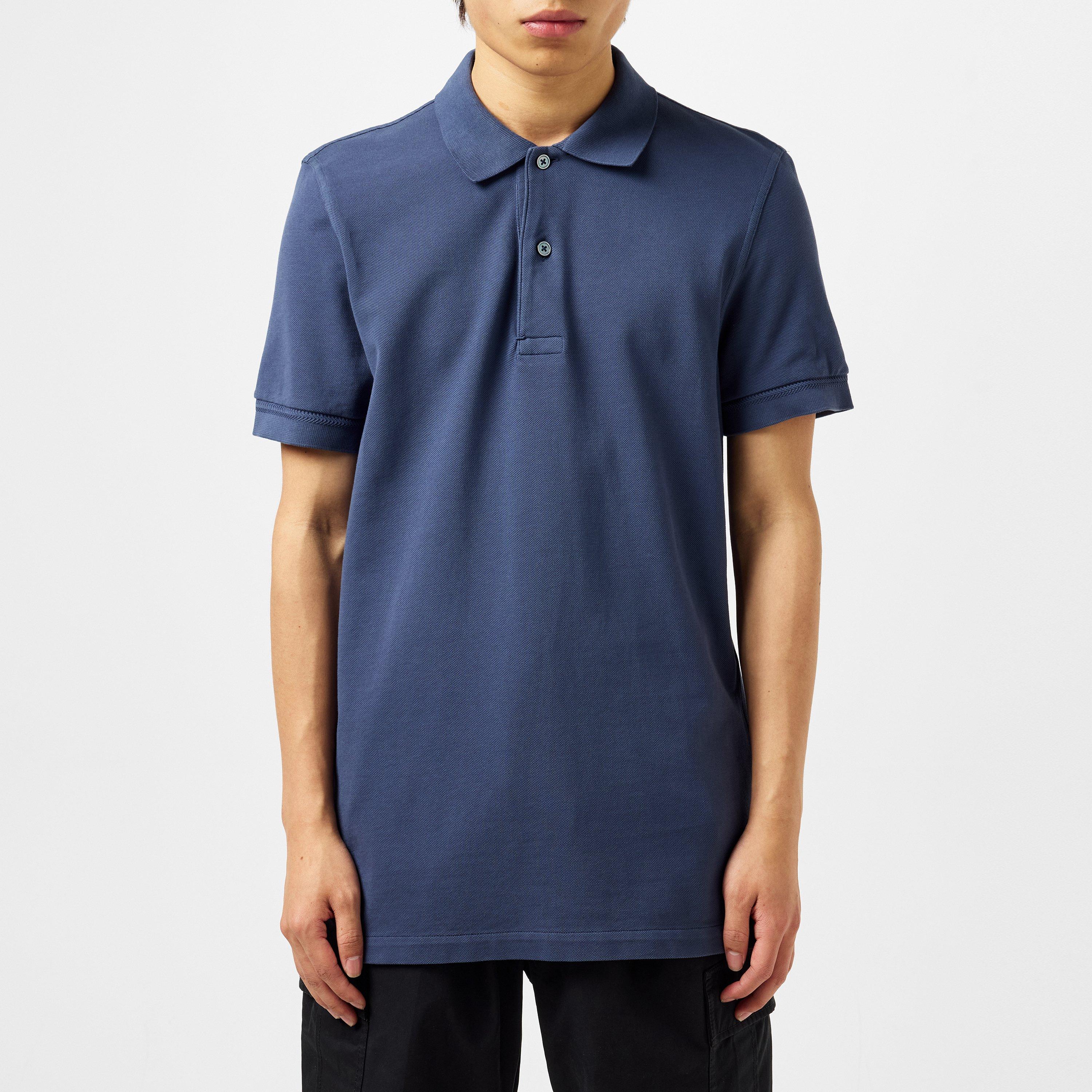 Navy HB901 - Tom Ford - Pique Polo Shirt - 3
