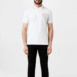 Versace Jeans Couture Foil Logo Polo Shirt