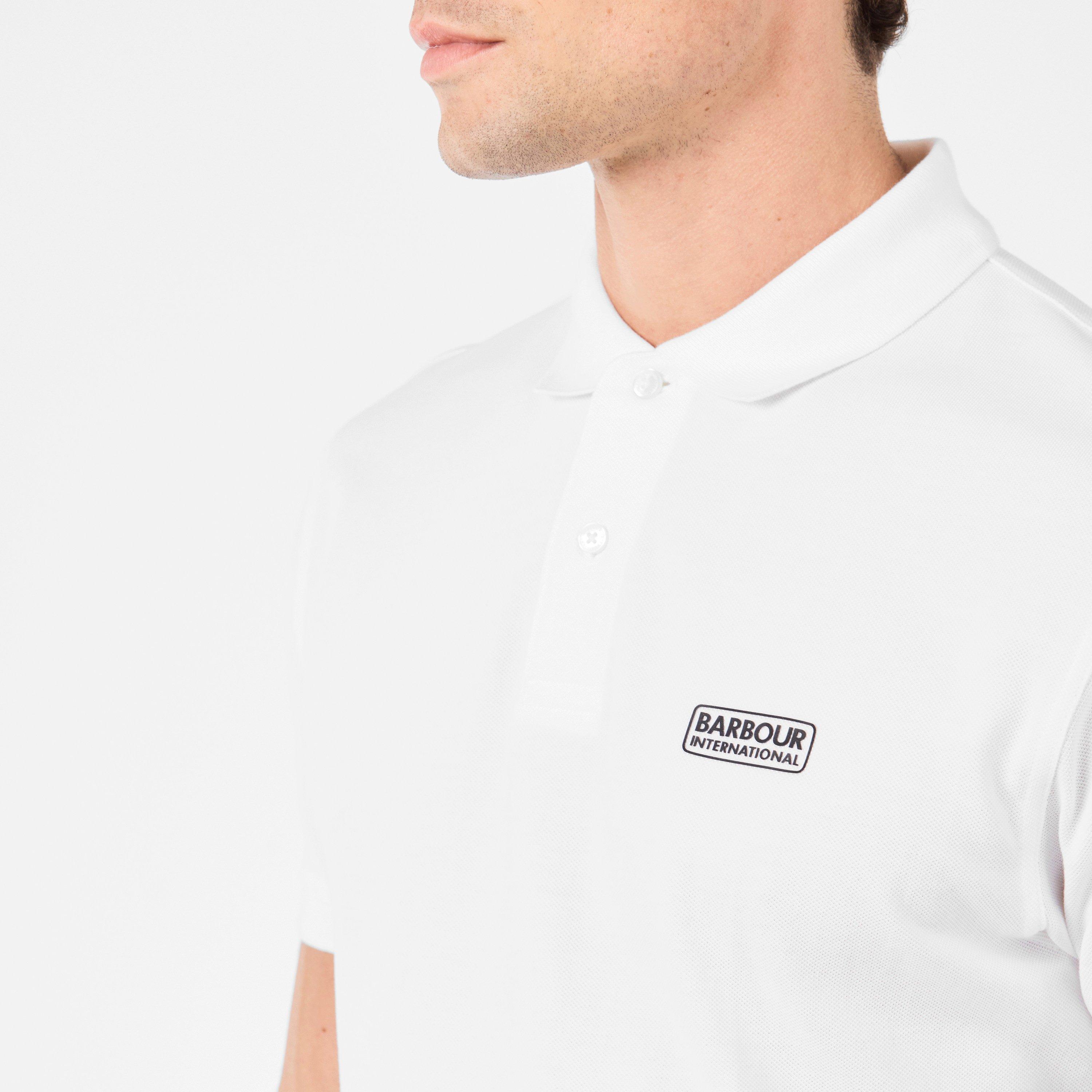 White WH13 - Barbour International - Essential Polo Shirt - 5