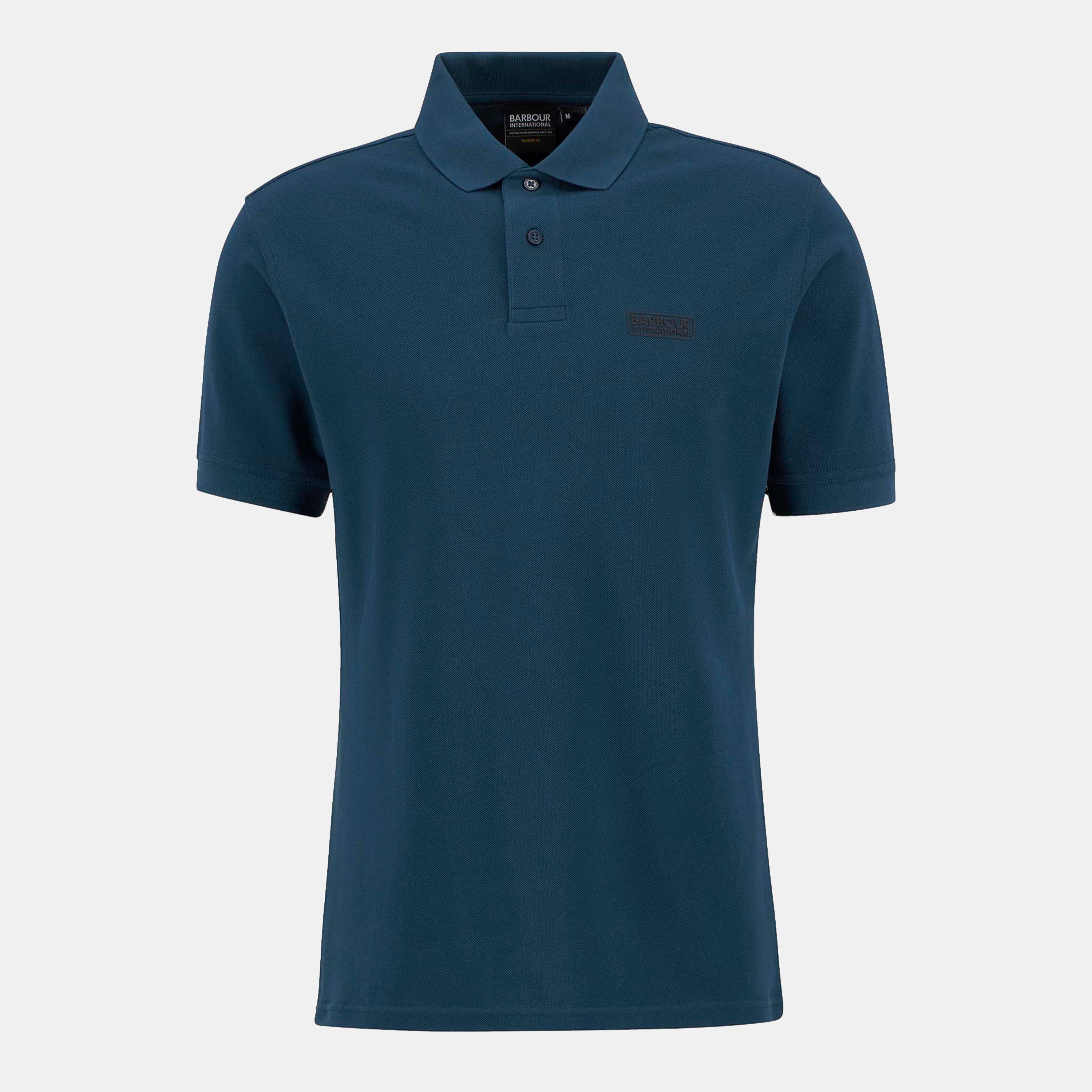 Barbour International Essential Polo Shirt - Shaded Emerald - S