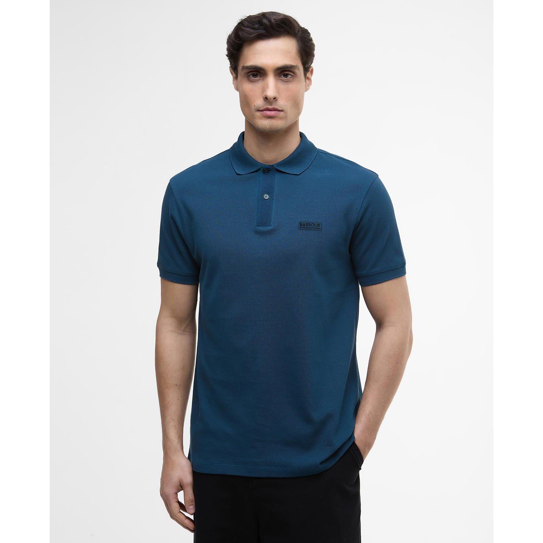 Shaded Emerald - Barbour International - Essential Polo Shirt - 2