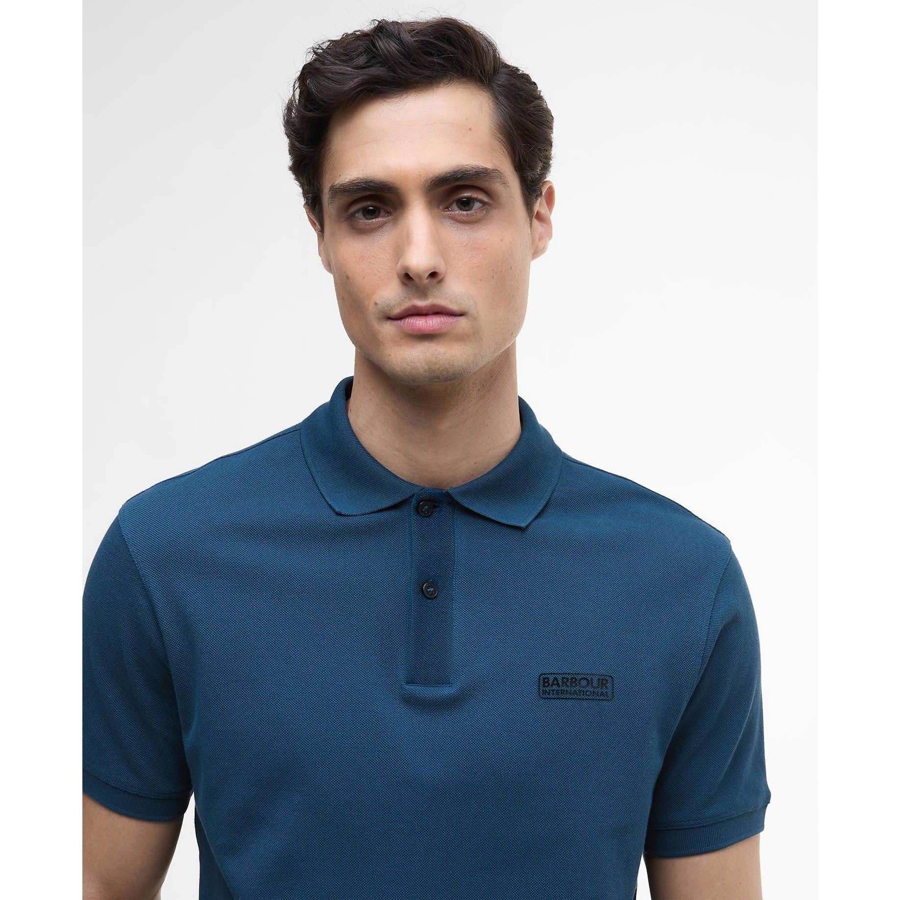 Shaded Emerald - Barbour International - Essential Polo Shirt - 4