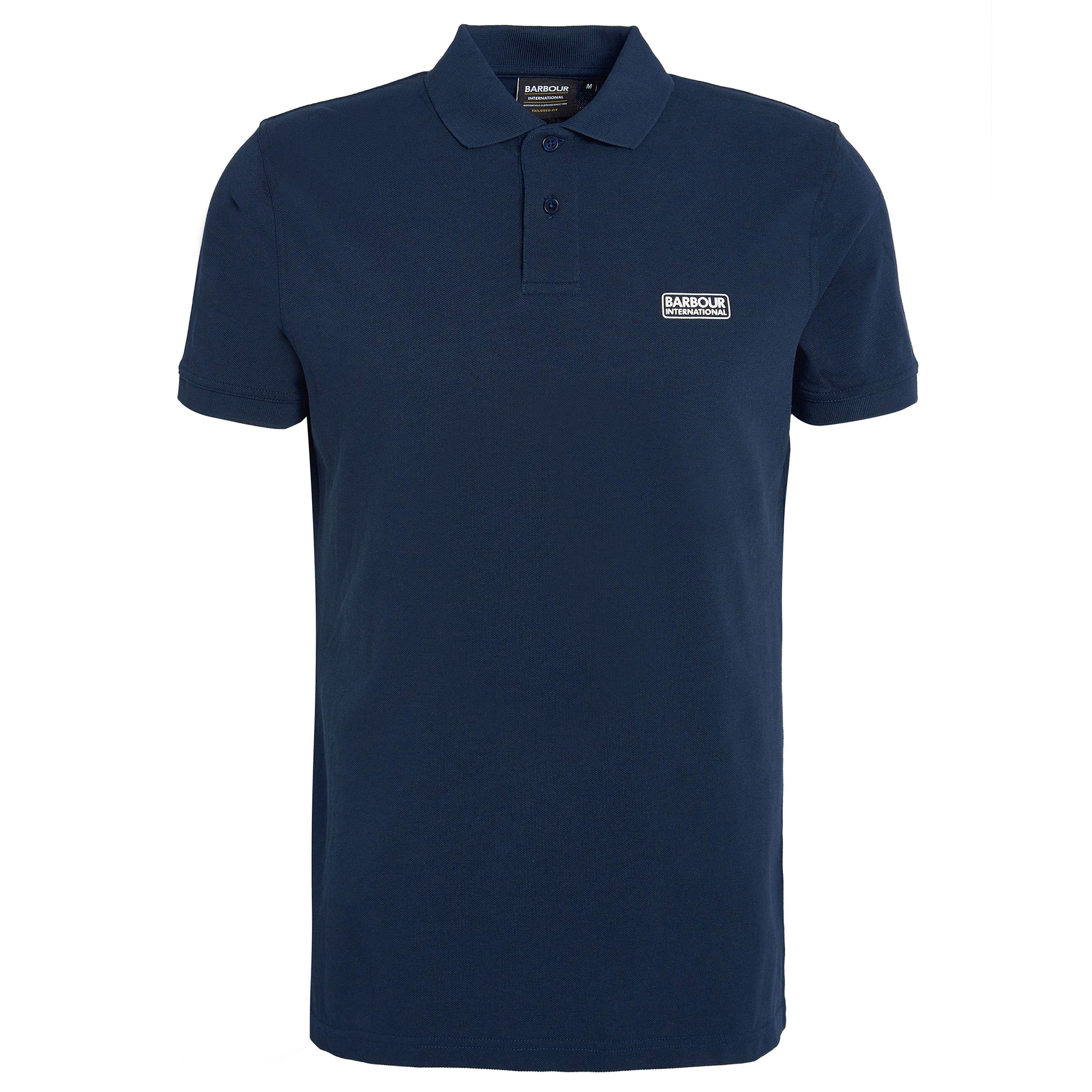 Navy NY39 - Barbour International - Essential Polo Shirt - 11