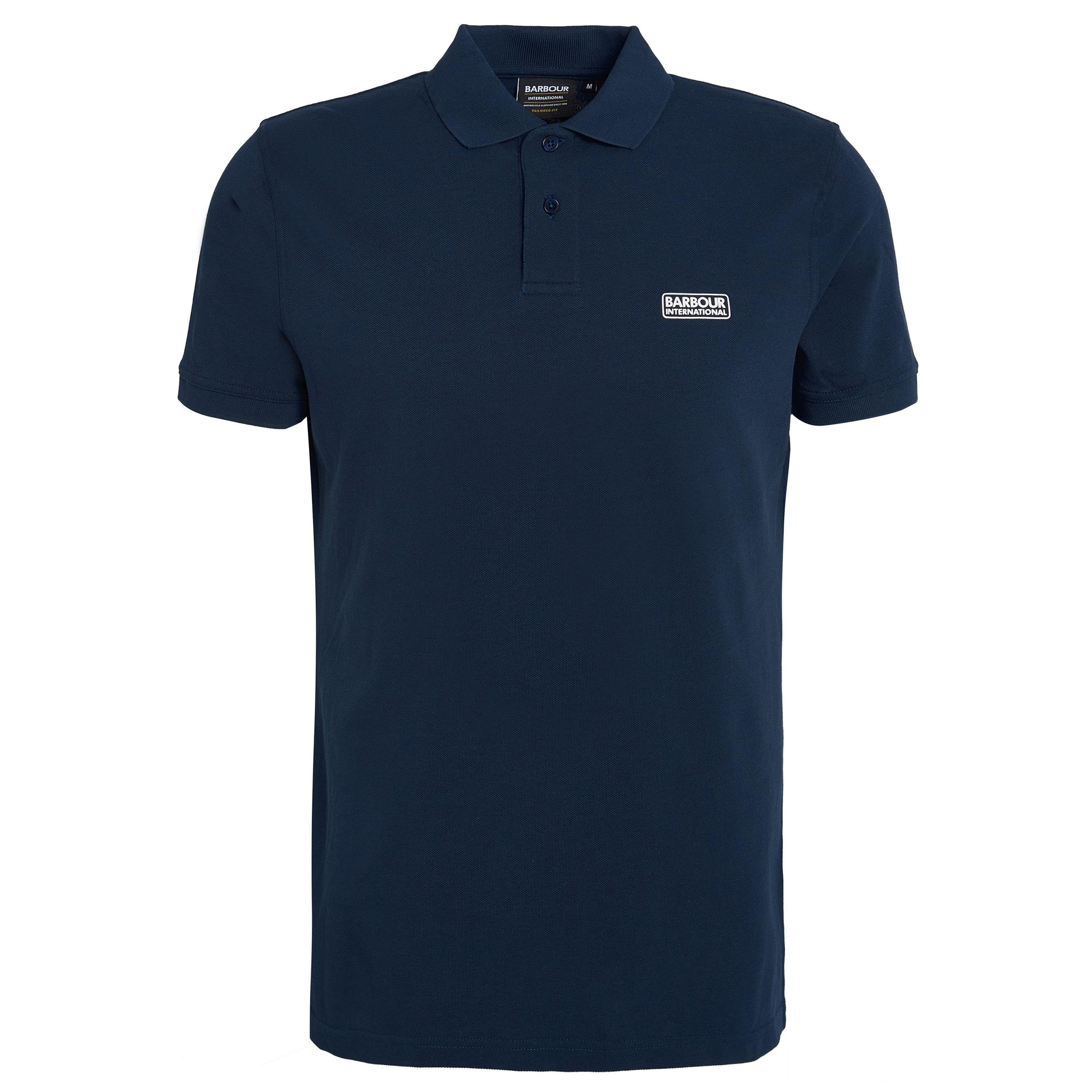 Navy NY39 - Barbour International - Essential Polo Shirt - 13