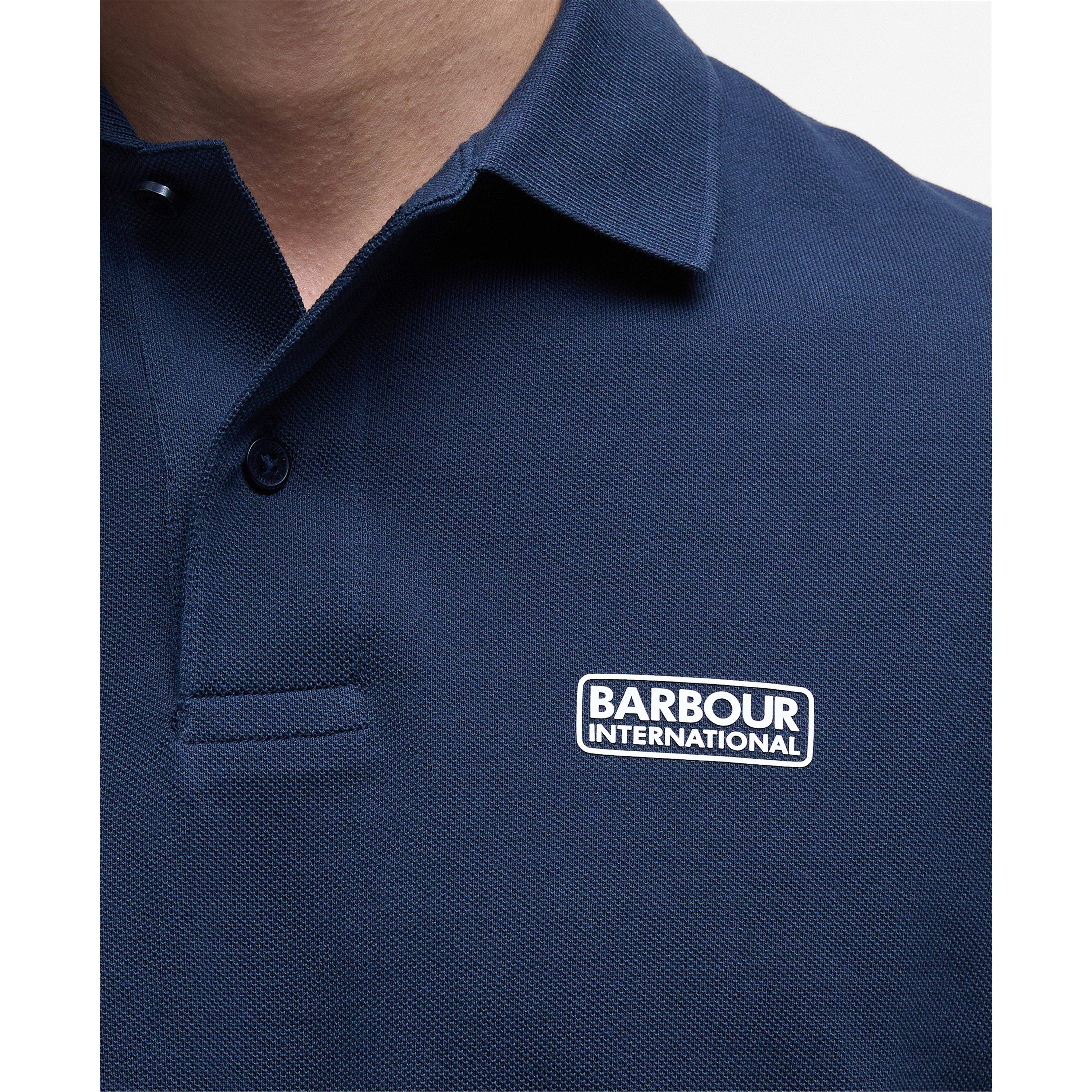 Navy NY39 - Barbour International - Essential Polo Shirt - 14