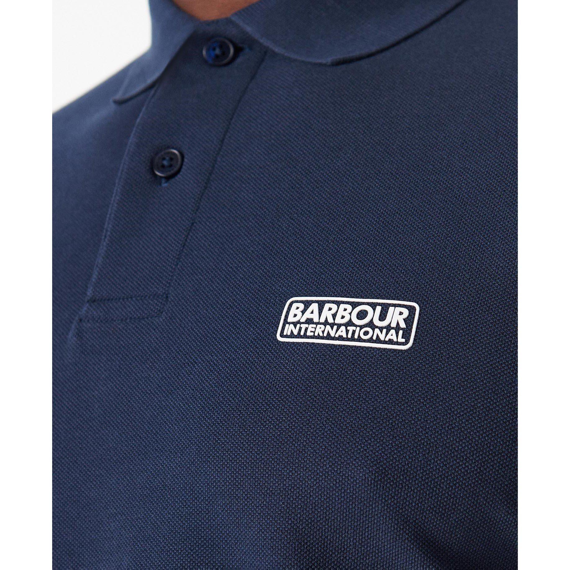 Navy NY39 - Barbour International - Essential Polo Shirt - 5