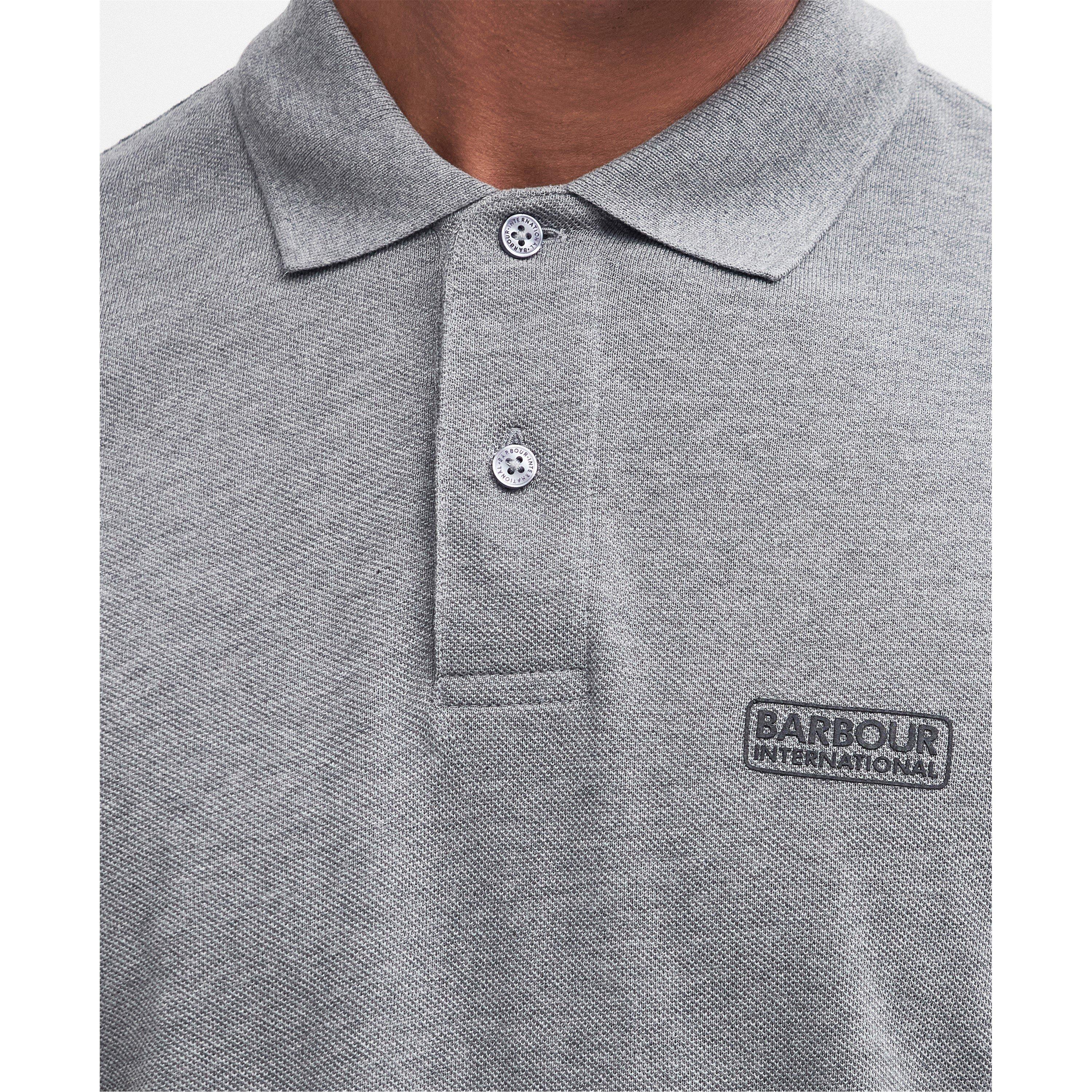 Grey GY74 - Barbour International - Essential Polo Shirt - 11