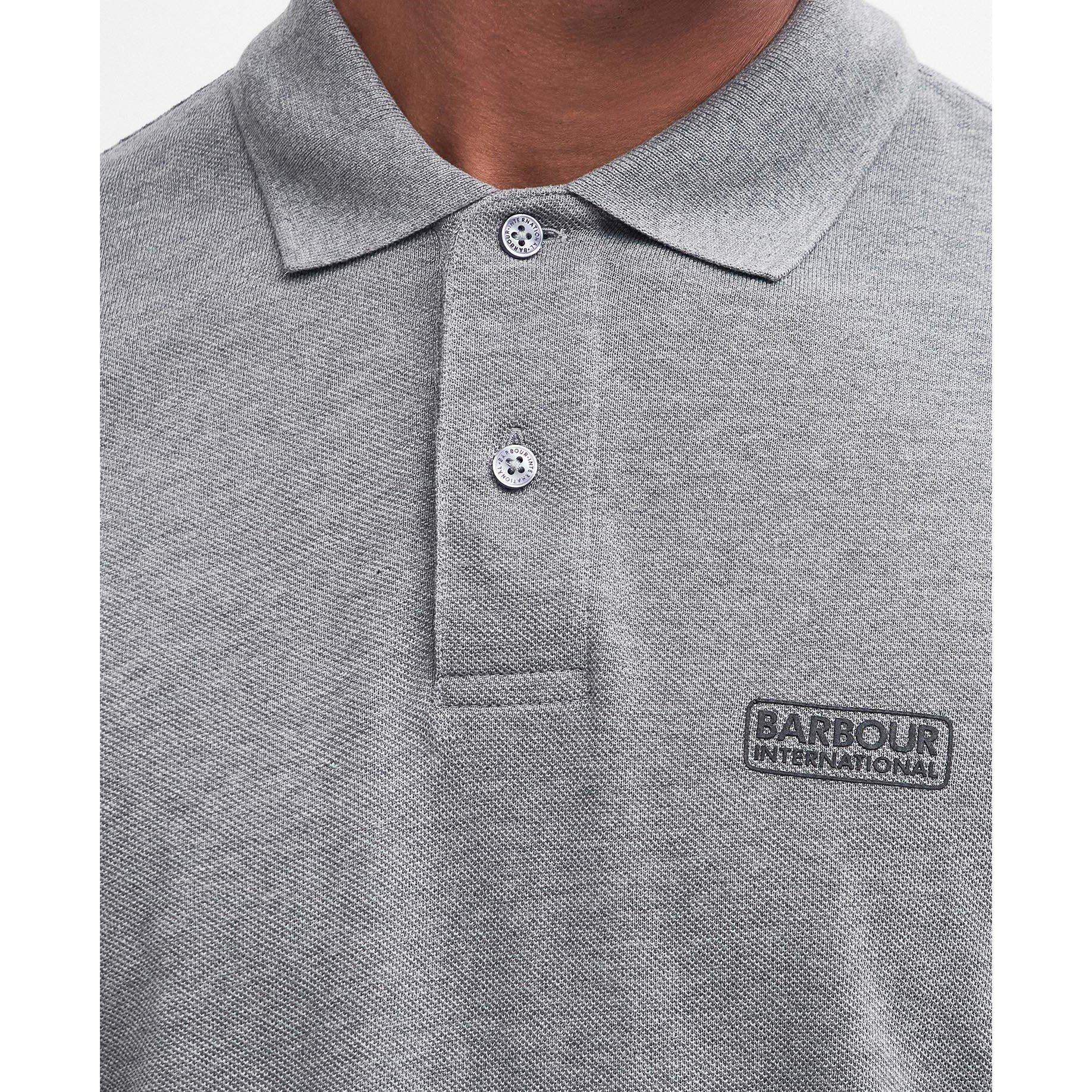 Grey GY74 - Barbour International - Essential Polo Shirt - 6