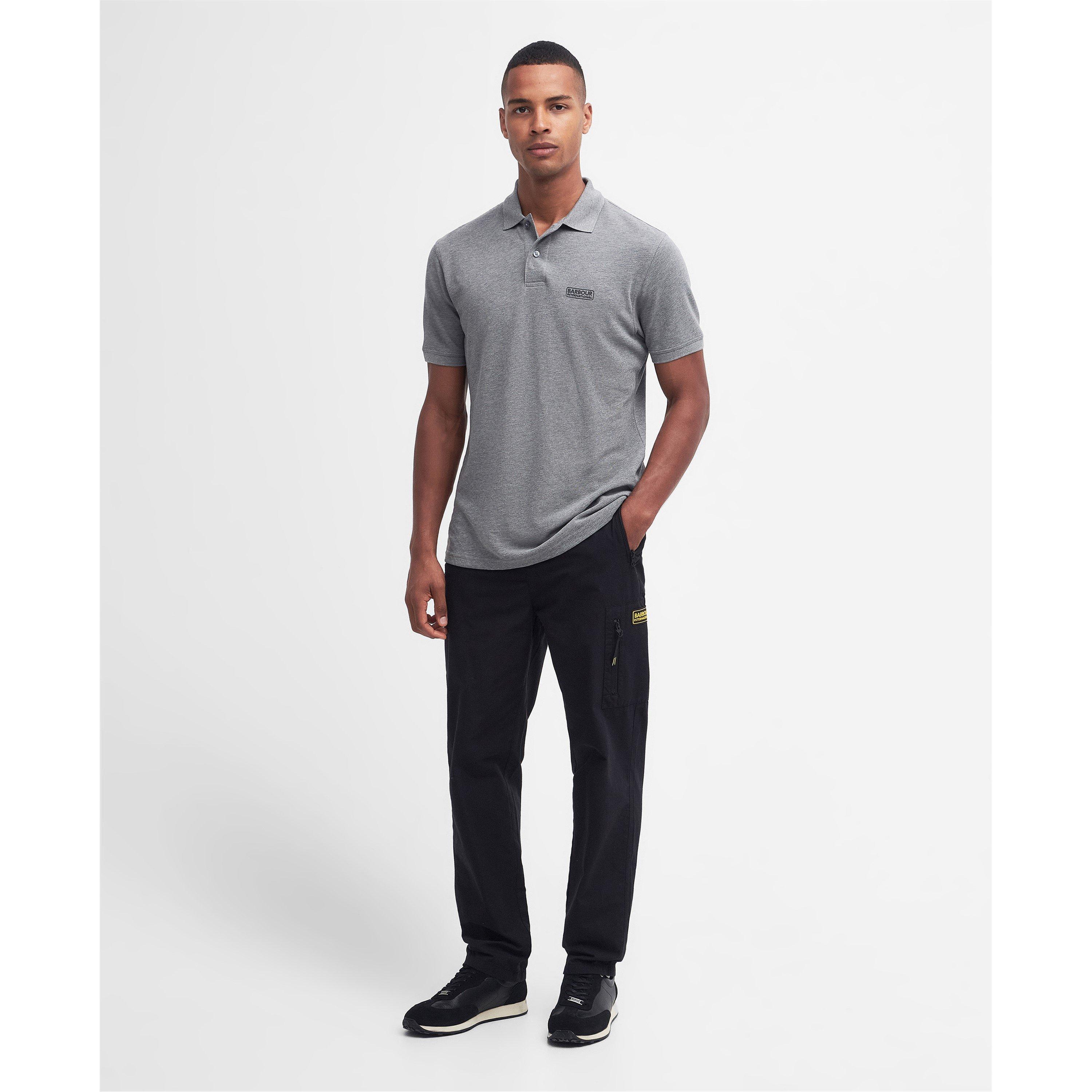 Grey GY74 - Barbour International - Essential Polo Shirt - 7