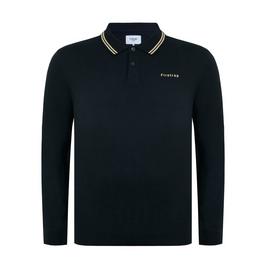 Firetrap Lazer Long Sleeve Polo Mens