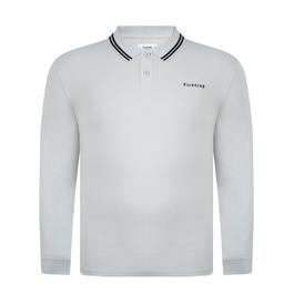 Firetrap Lazer Long Sleeve Polo Mens