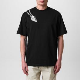 Burberry Shield Hardware Cotton T Shirt