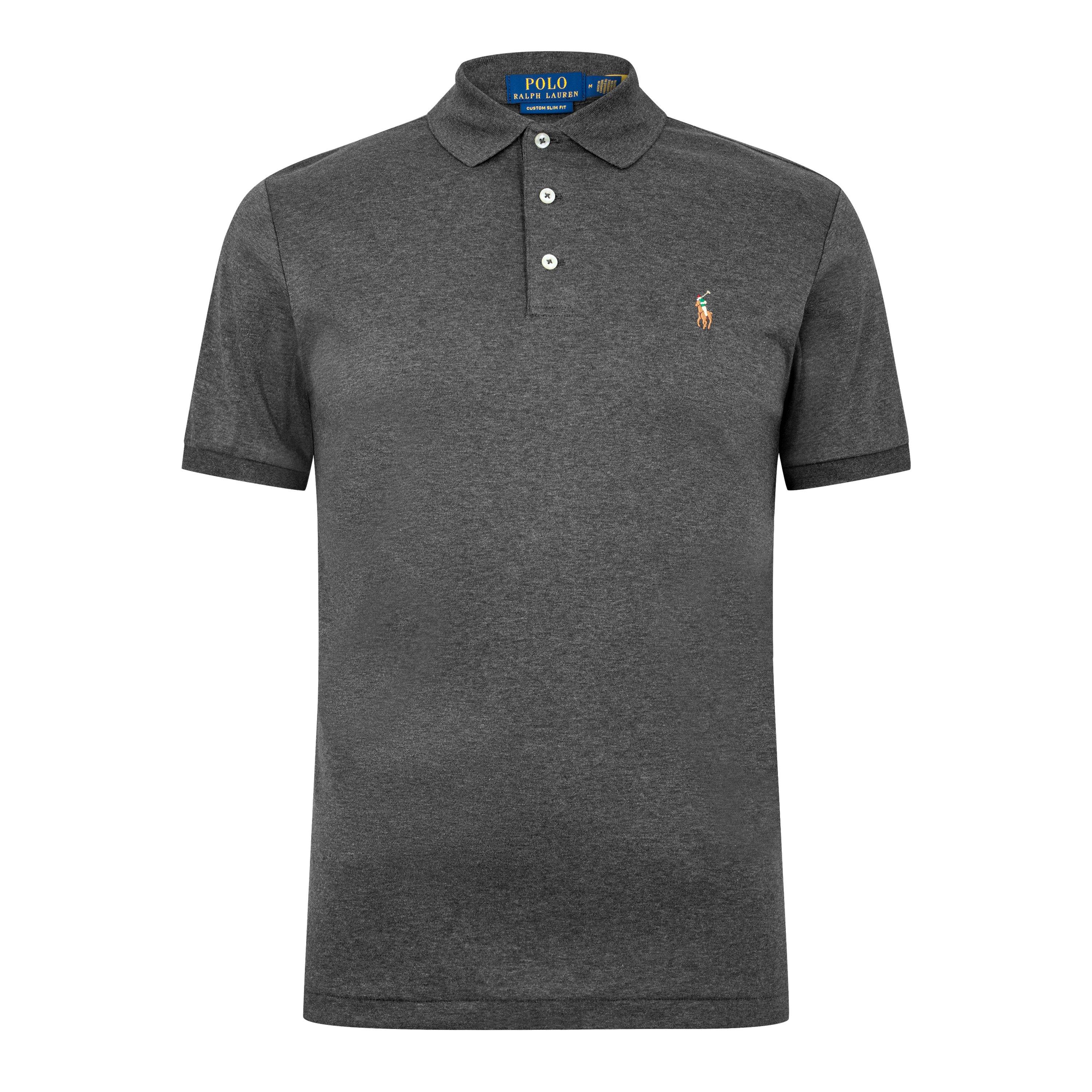 Mens Slim Fit Short Sleeve Polo Shirt