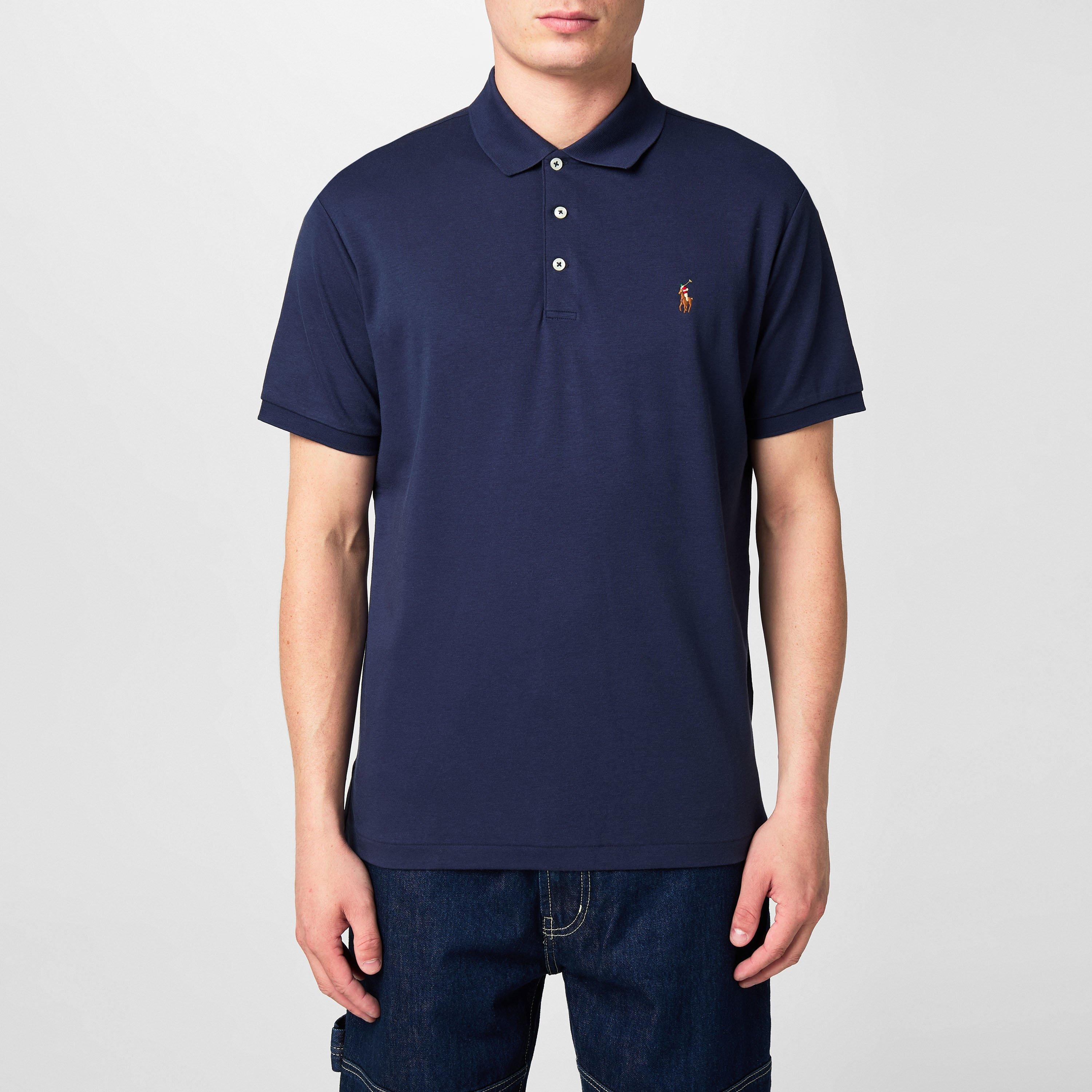 French Navy - Polo Ralph Lauren - Men's Slim Fit Short Sleeve Polo Shirt - 3