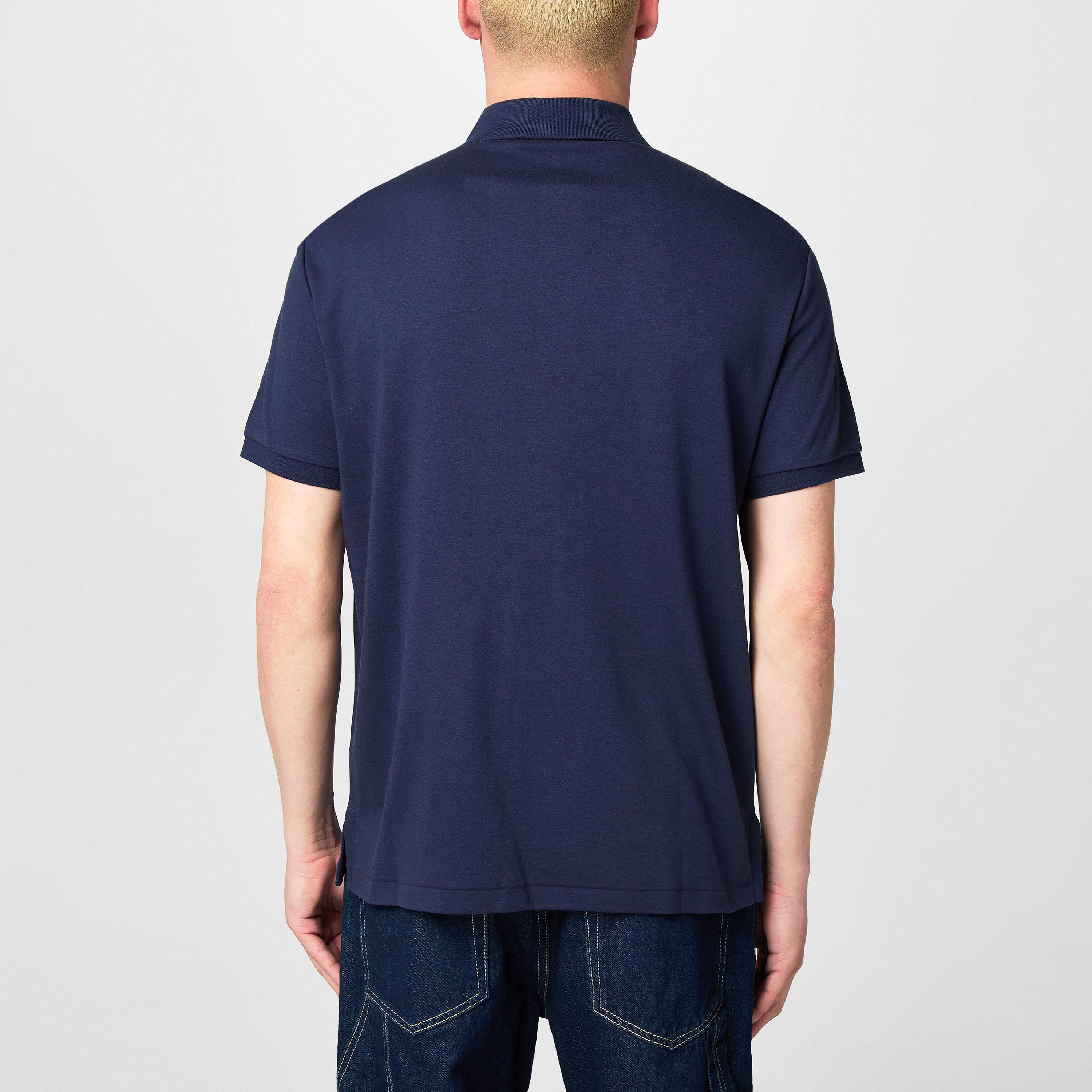 French Navy - Polo Ralph Lauren - Men's Slim Fit Short Sleeve Polo Shirt - 4