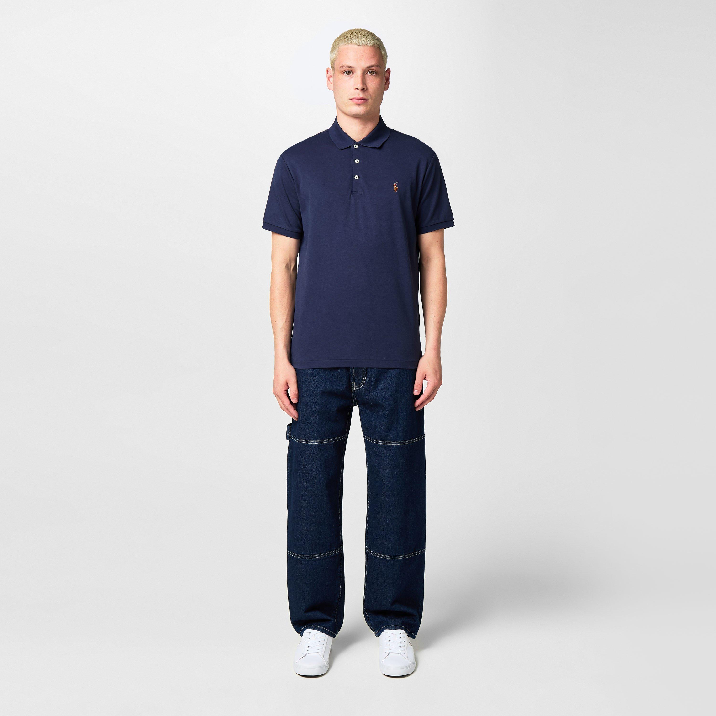 French Navy - Polo Ralph Lauren - Men's Slim Fit Short Sleeve Polo Shirt - 6