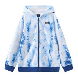 Fabric Tie Dye FZ Hoodie Junior