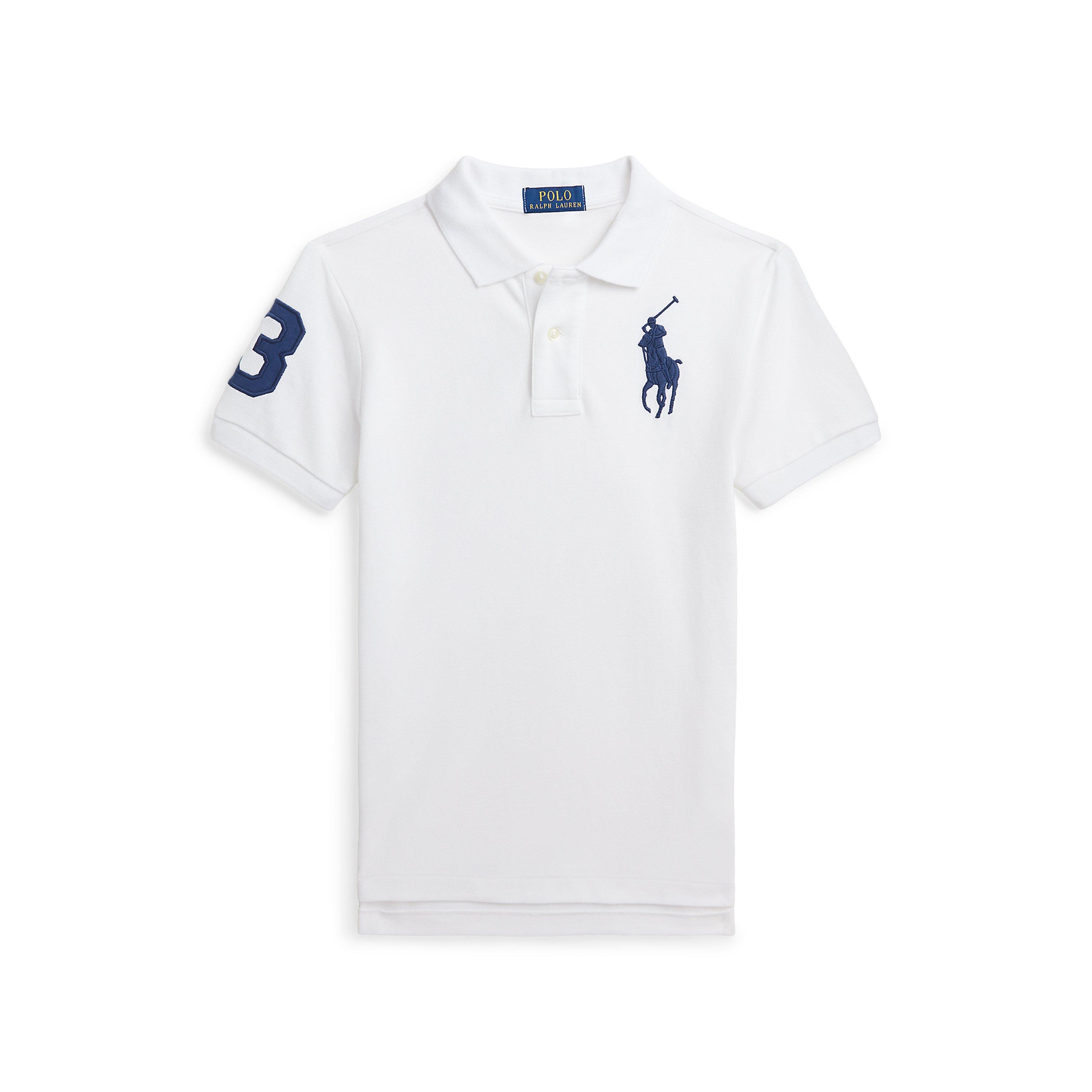 White - Polo Ralph Lauren - Arm Logo Polo Shirt Juniors - 1