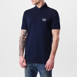 Dolce and Gabbana Rubber Plate Polo Shirt