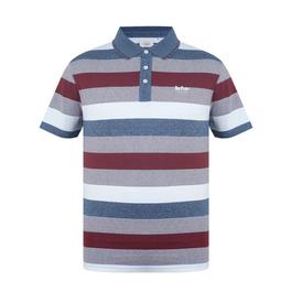 Lee Cooper Stripe Polo Mens