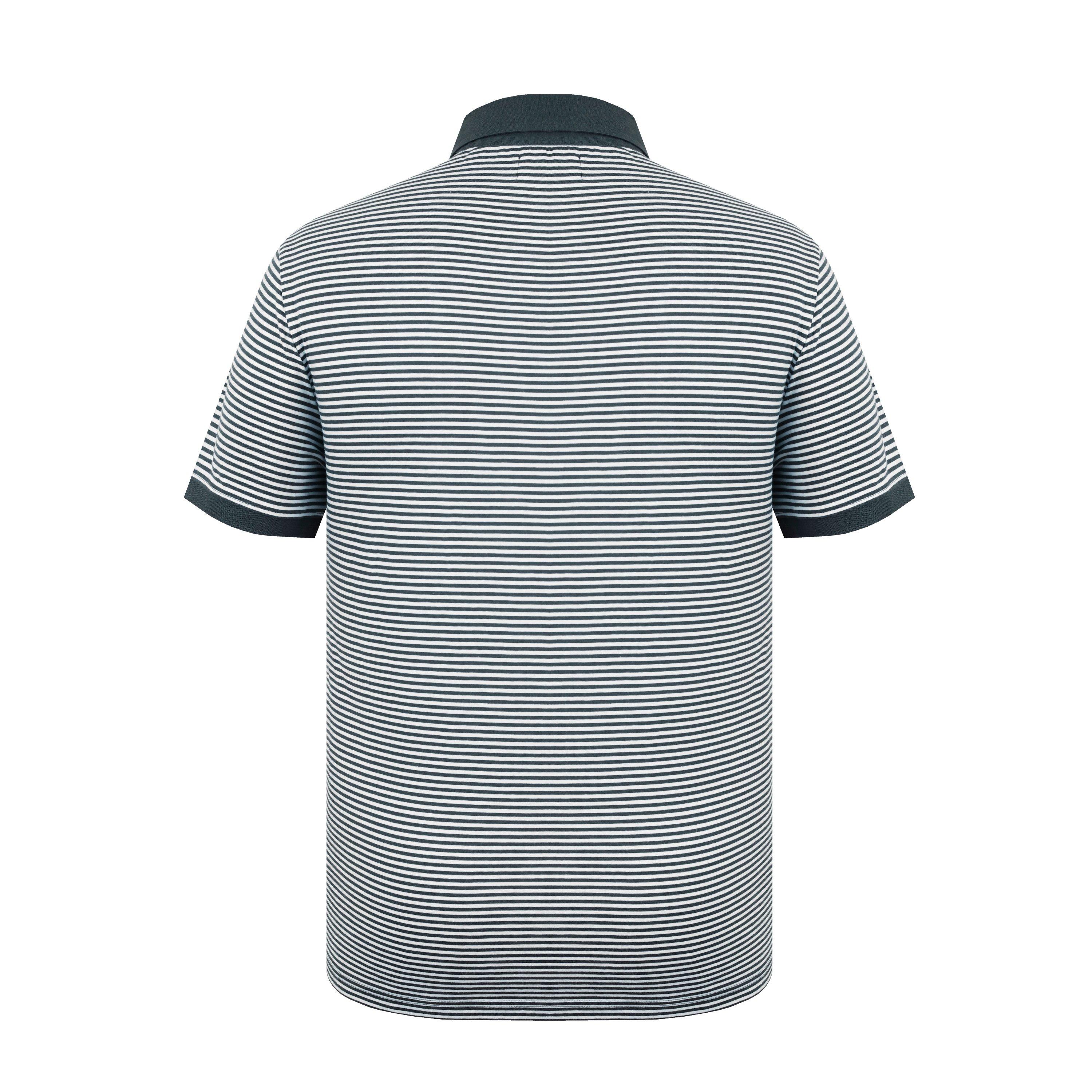 Charc/whit - Lee Cooper - Stripe Polo Mens - 6