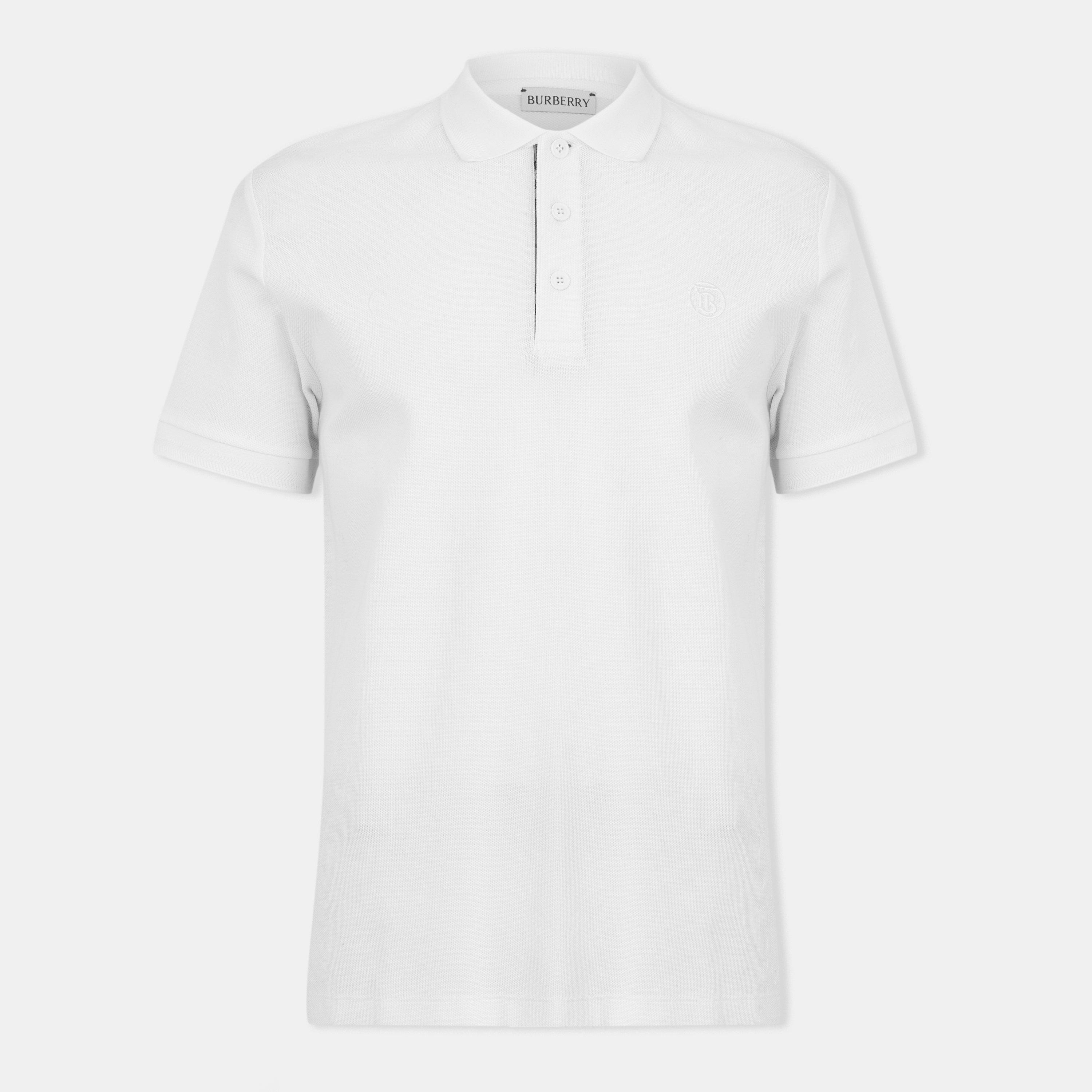 White A1464 - Burberry - Eddie Polo Shirt - 1