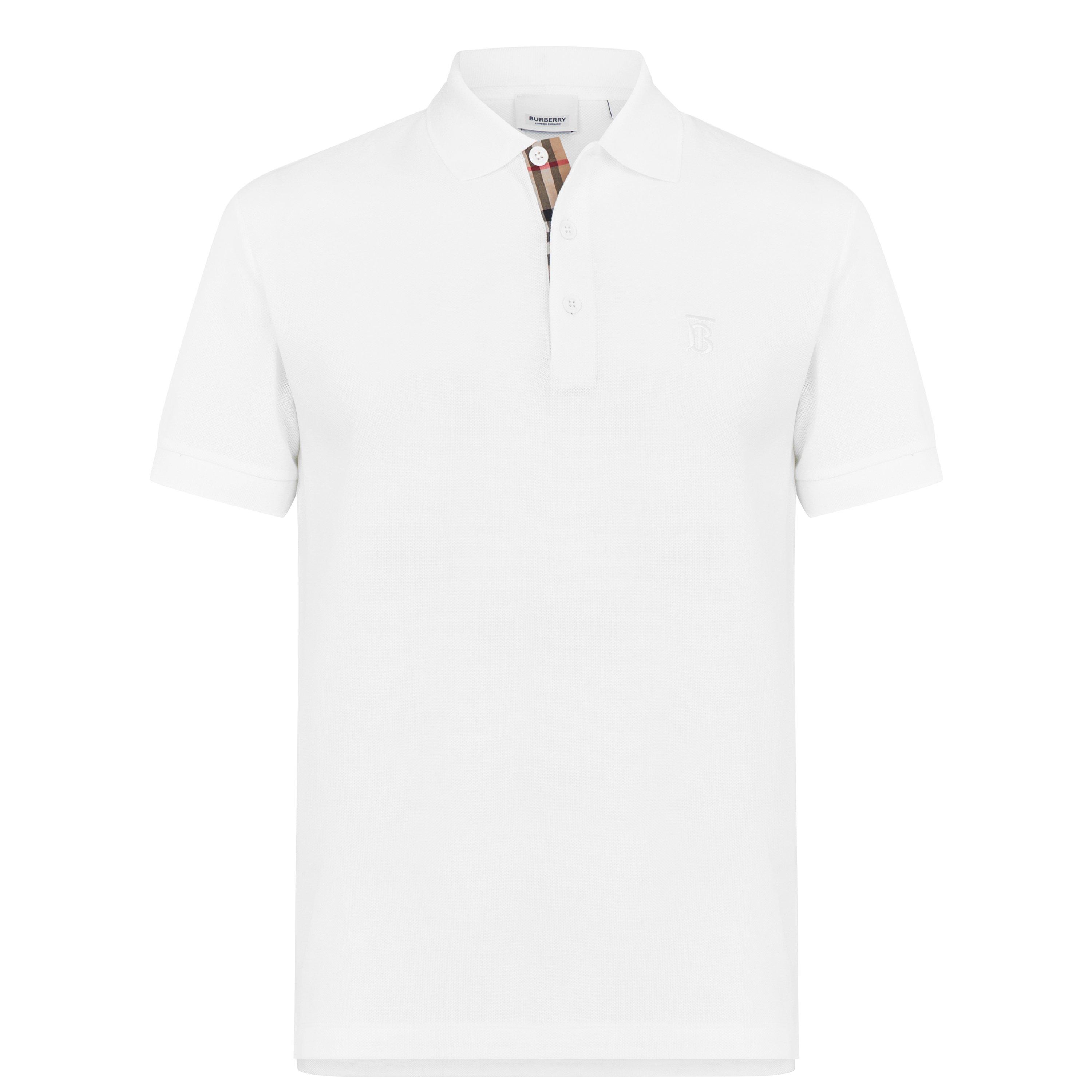 White A1464 - Burberry - Eddie Polo Shirt - 6