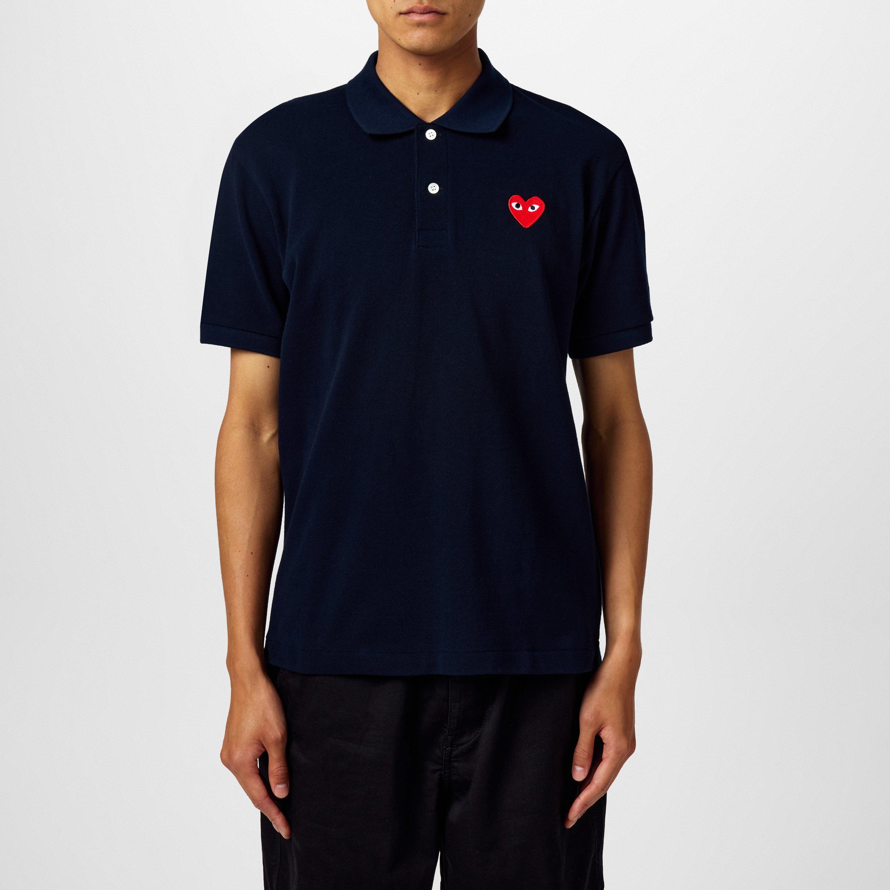 Play cdg polo shirt best sale