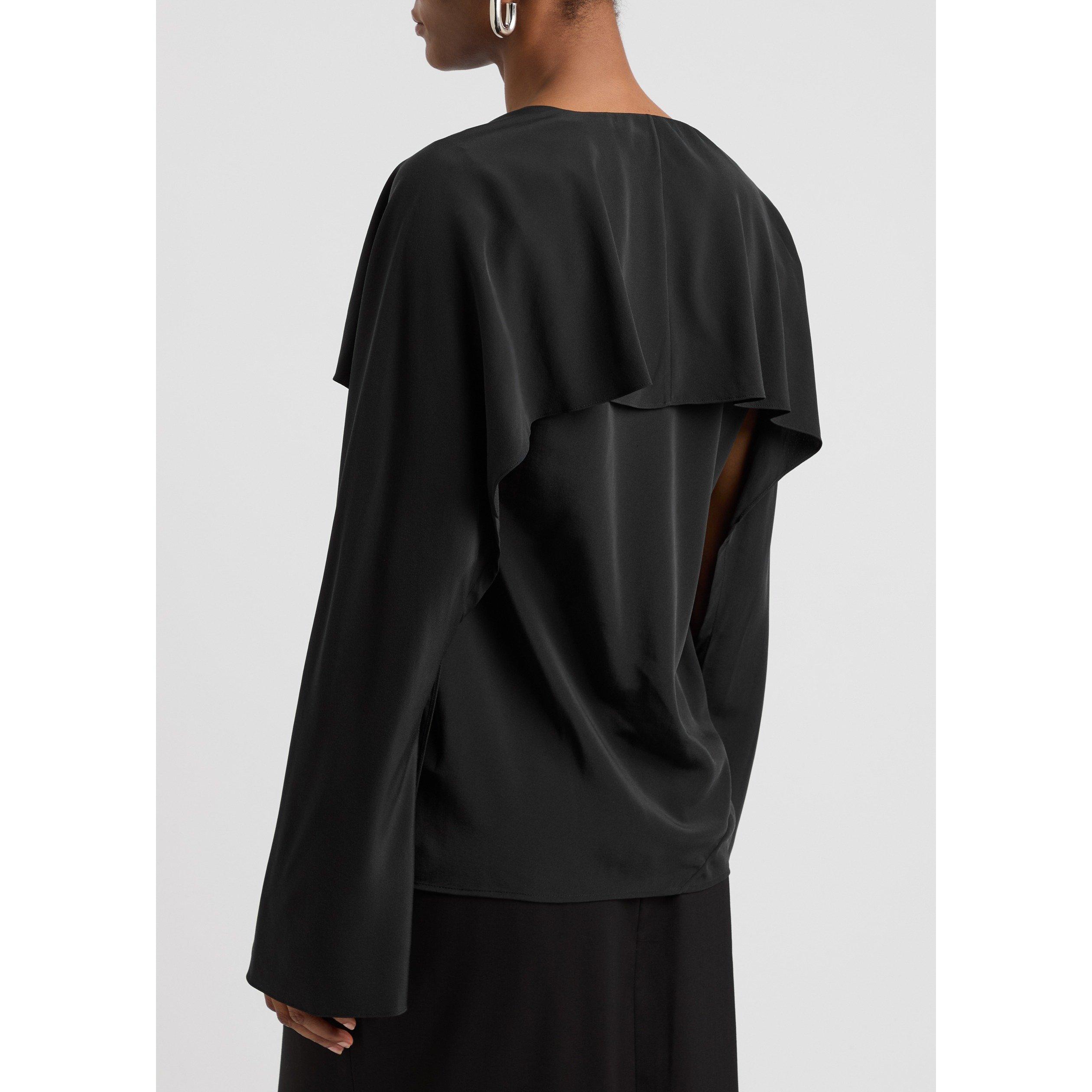 BLACK - Helmut Lang - SH SCARF BLOUSE 2.SILK - 3
