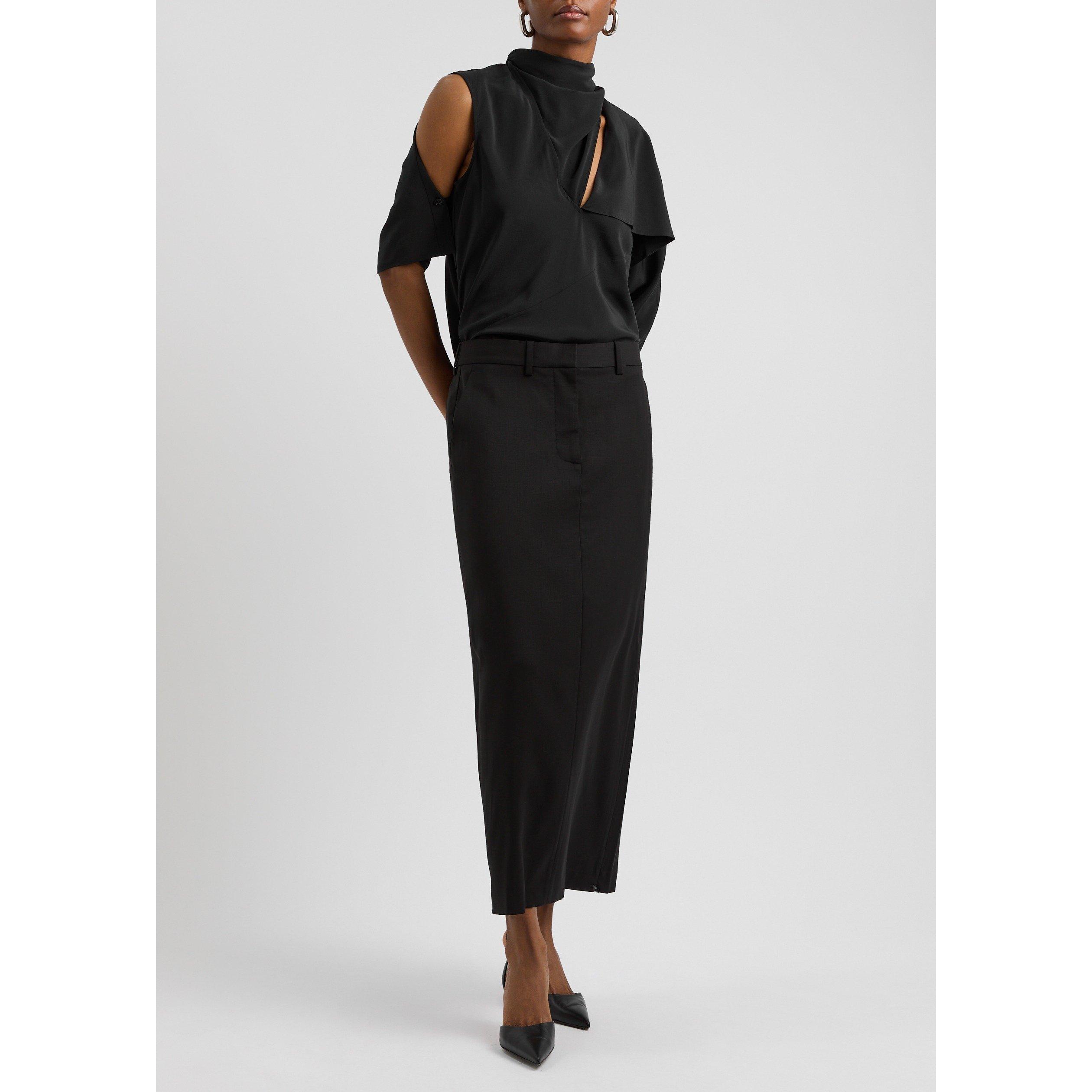 BLACK - Helmut Lang - SH SCARF BLOUSE 2.SILK - 5